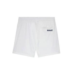 Boast Men's 5" Tipped Peak Performance Short - White/Red/Navy - WHITE/RED/NAVY