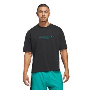 adidas Men's Anthony Edwards World Of 5 T-Shirt - Black/Green