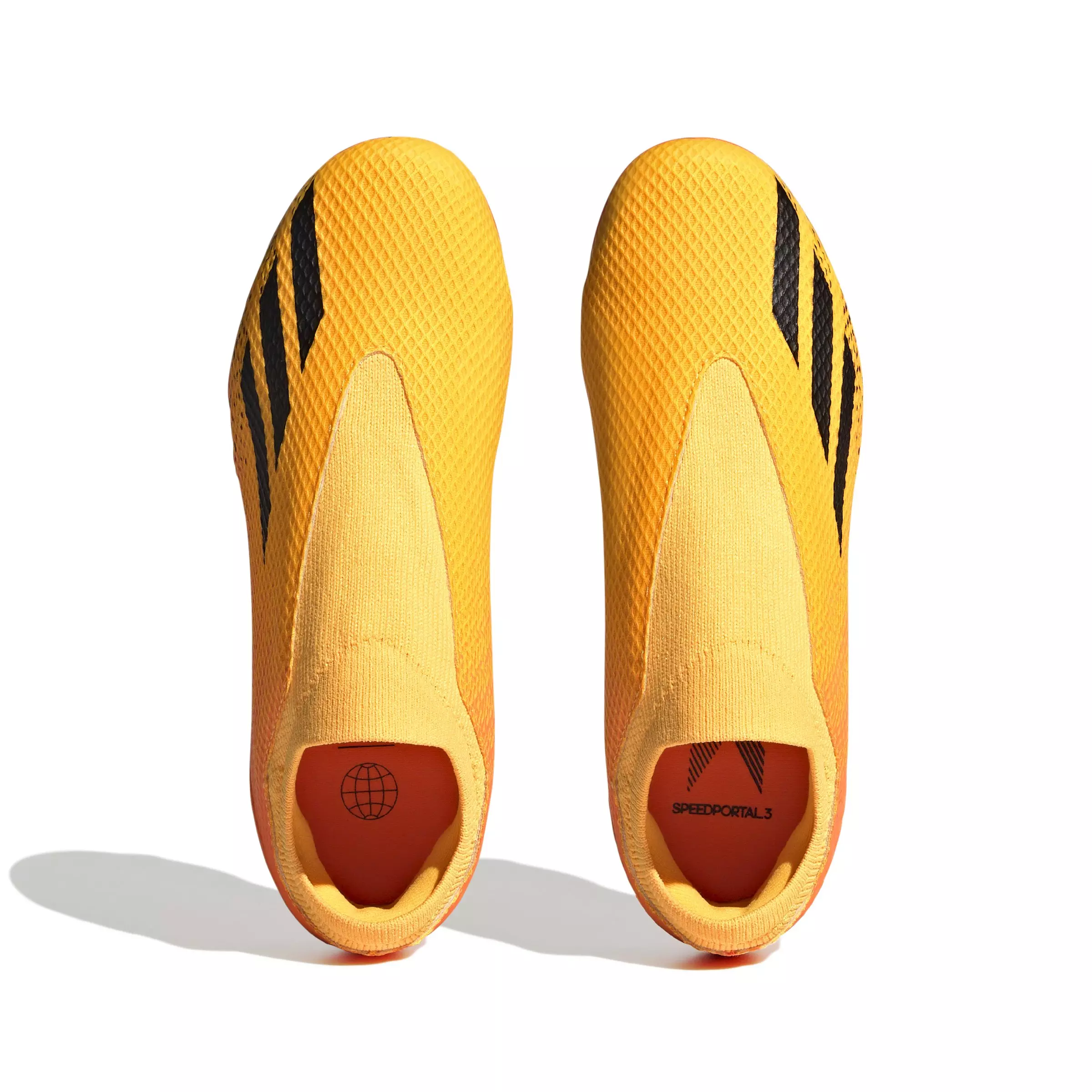 adidas X Speedportal.3 Laceless FG "Solar Gold/Black/Solar Orange" Grade School Kids' Soccer Cleat - GOLD/BLACK/ORANGE