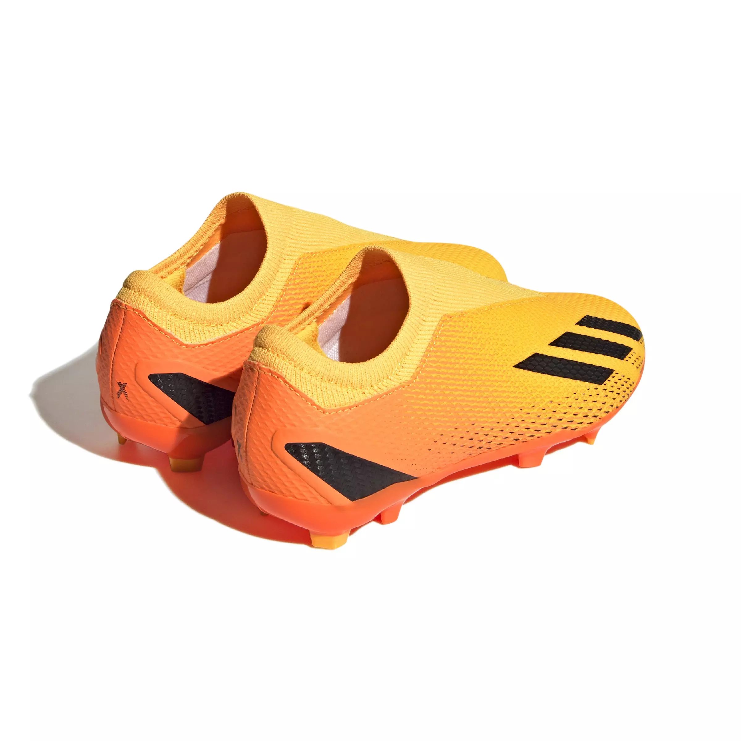adidas X Speedportal.3 Laceless FG "Solar Gold/Black/Solar Orange" Grade School Kids' Soccer Cleat - GOLD/BLACK/ORANGE