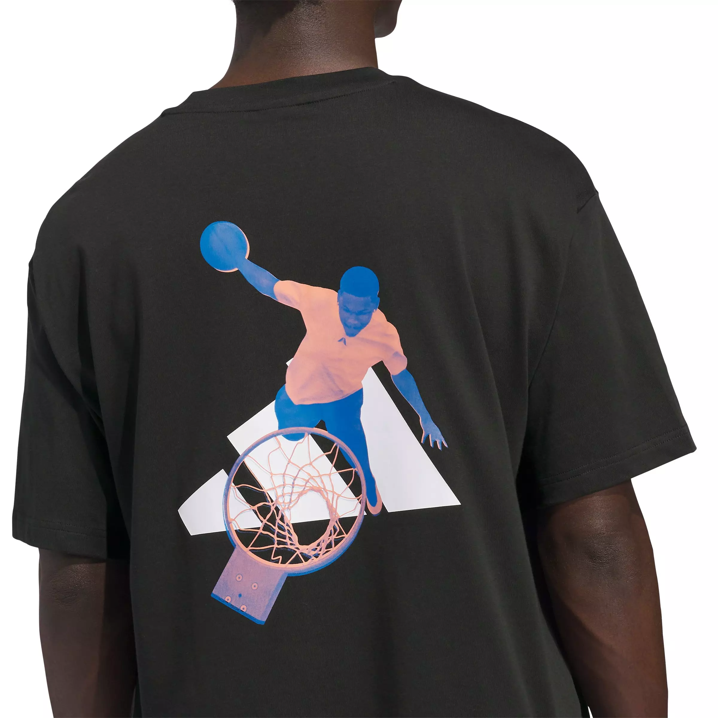 adidas Men's Anthony Edwards Basketball Photo T-Shirt - Black - BLACK