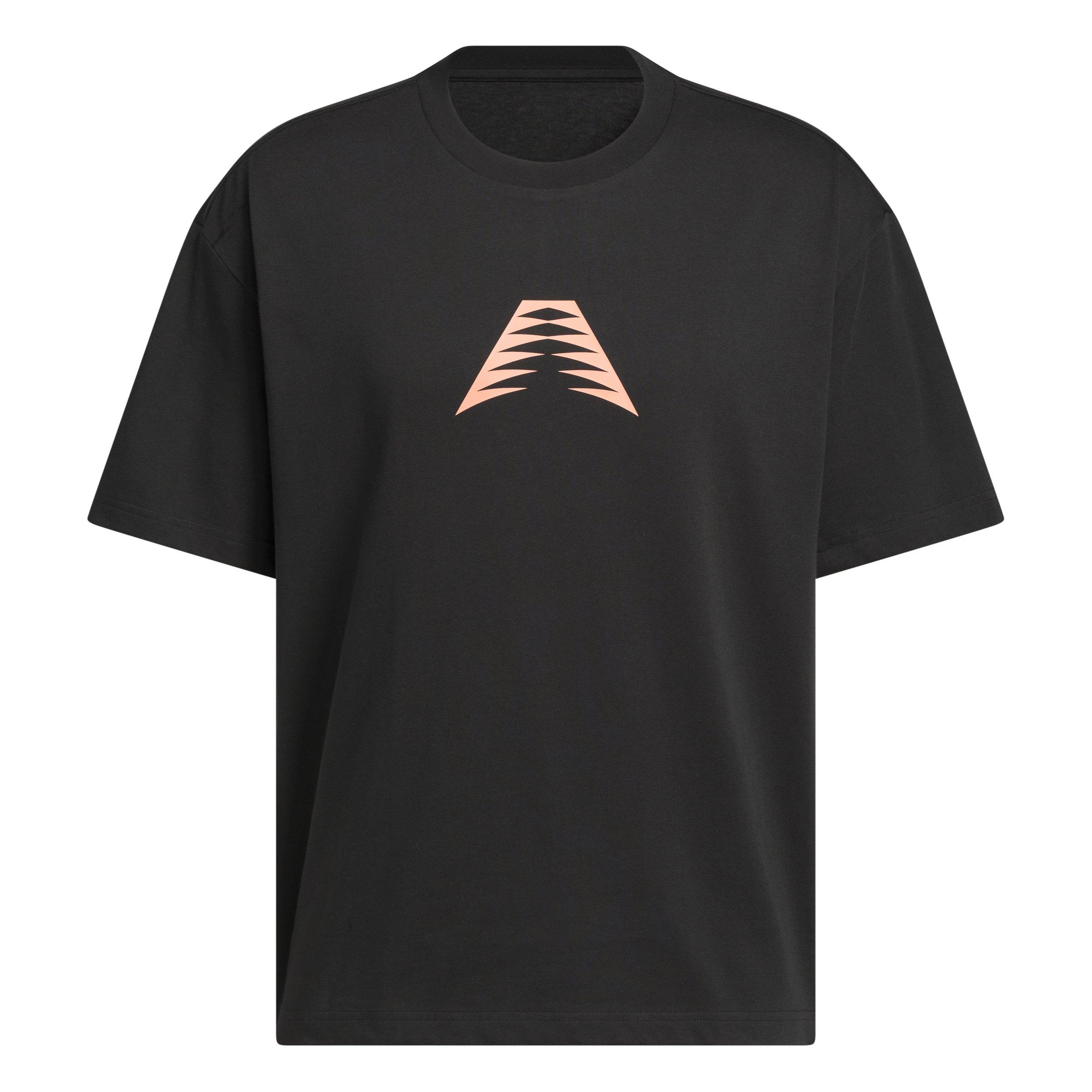 adidas Men's Anthony Edwards Basketball Photo T-Shirt -Black - BLACK Thumbnail View 6