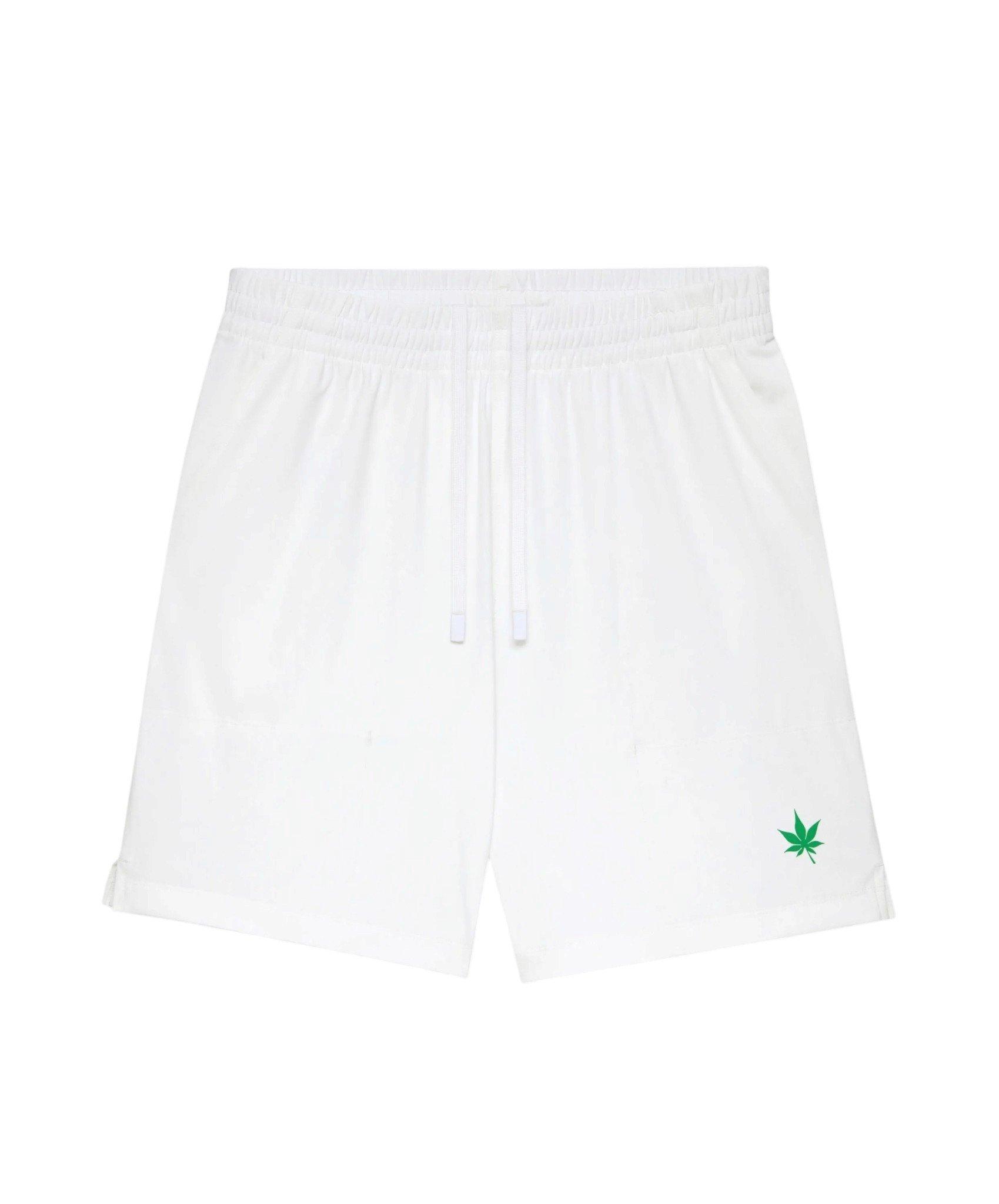Boast Men's 7" Peak Performance Short - White/Green - WHITE/GREEN