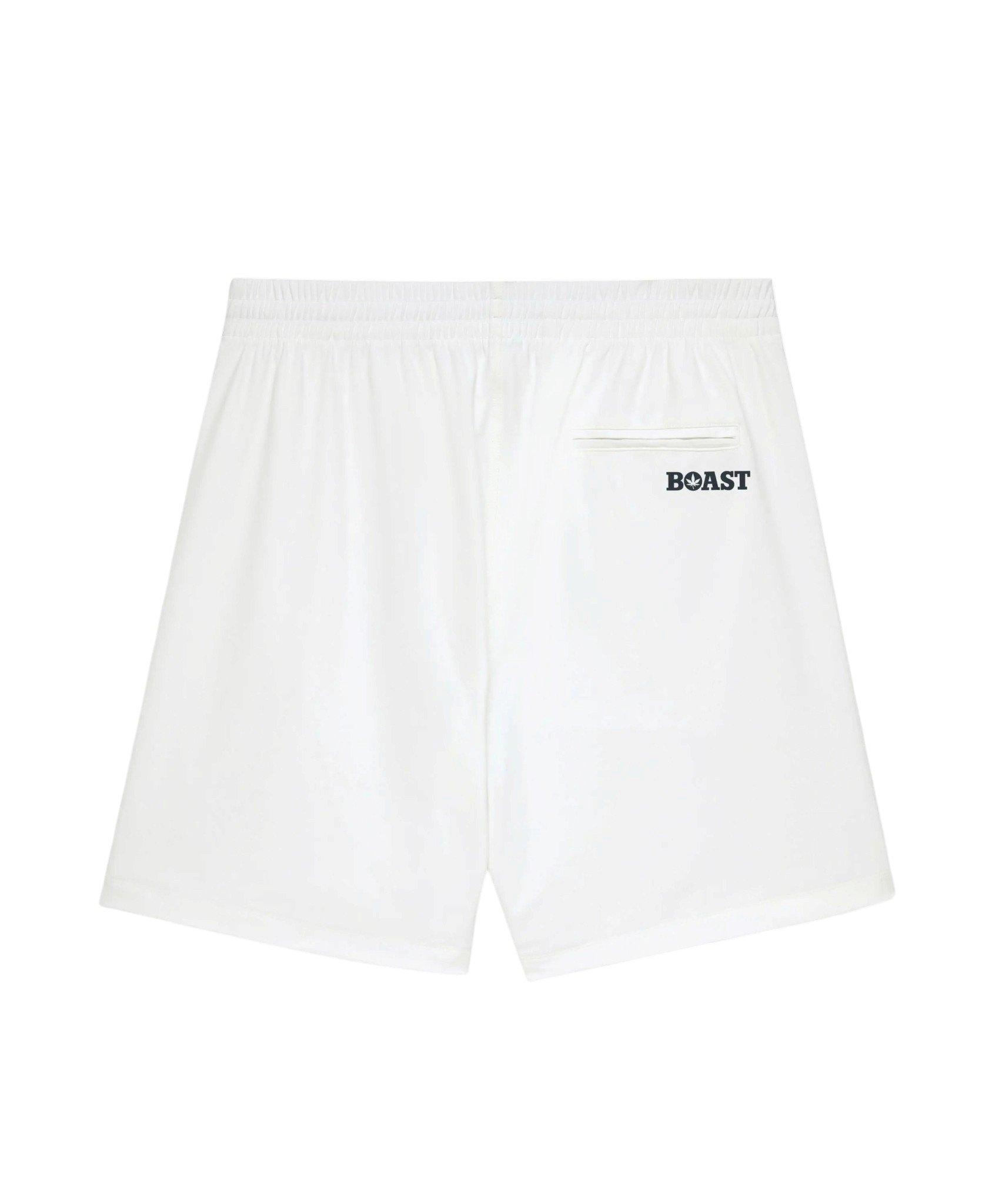 Boast Men's 7" Peak Performance Short - White/Navy - WHITE/NAVY