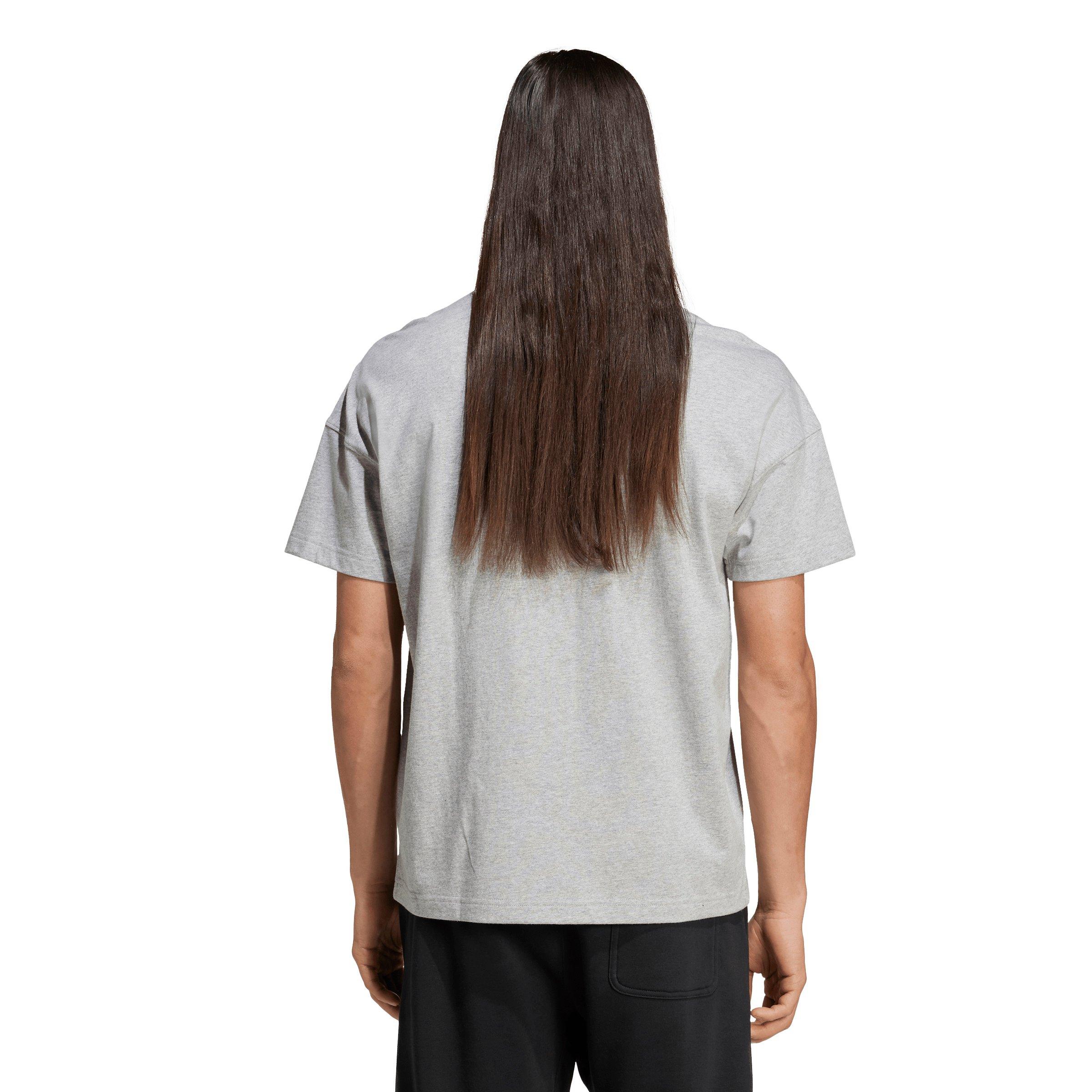 adidas Men's ALL SZN T-Shirt - Grey - GREY Thumbnail View 2