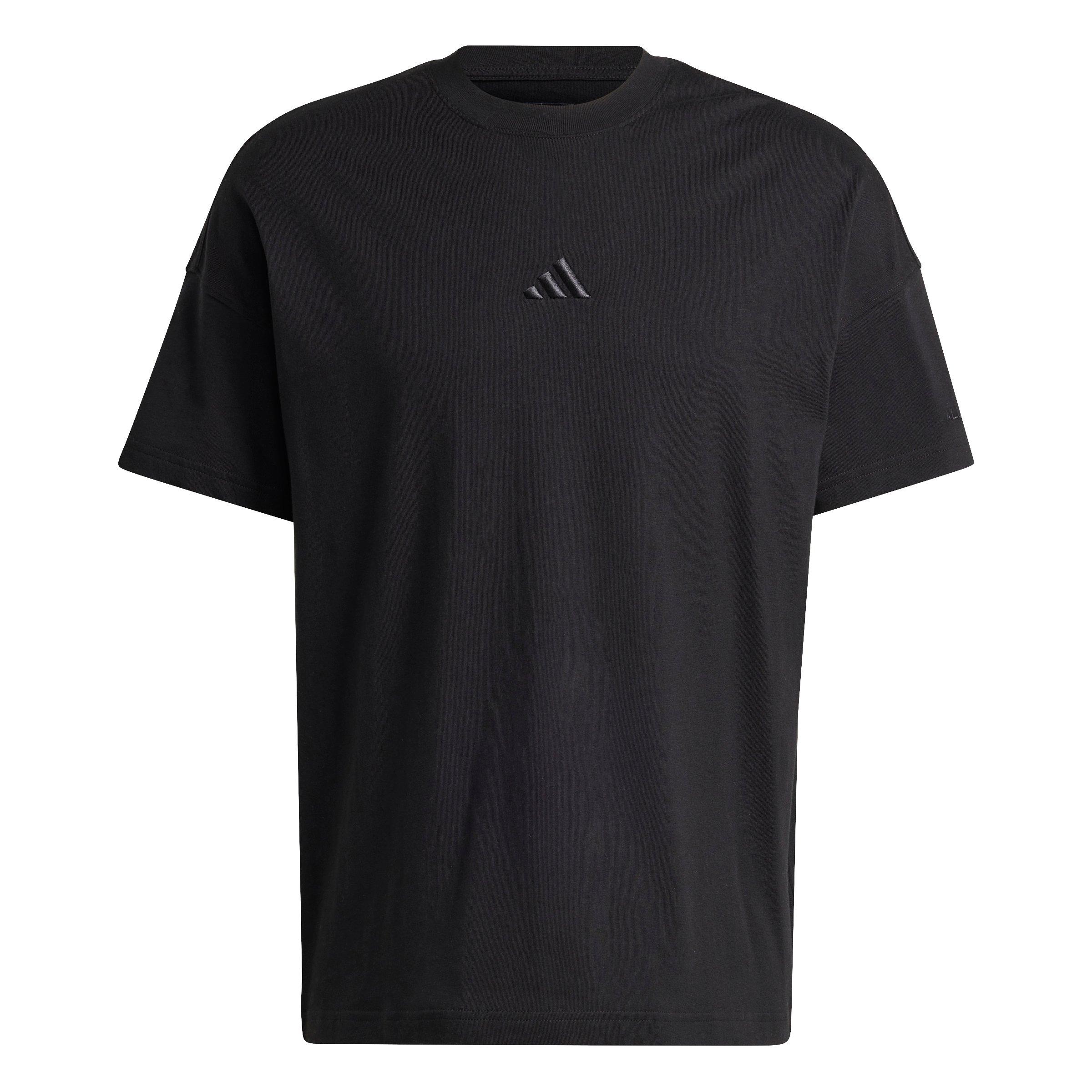 adidas Men's ALL SZN T-Shirt - Black - BLACK Thumbnail View 6
