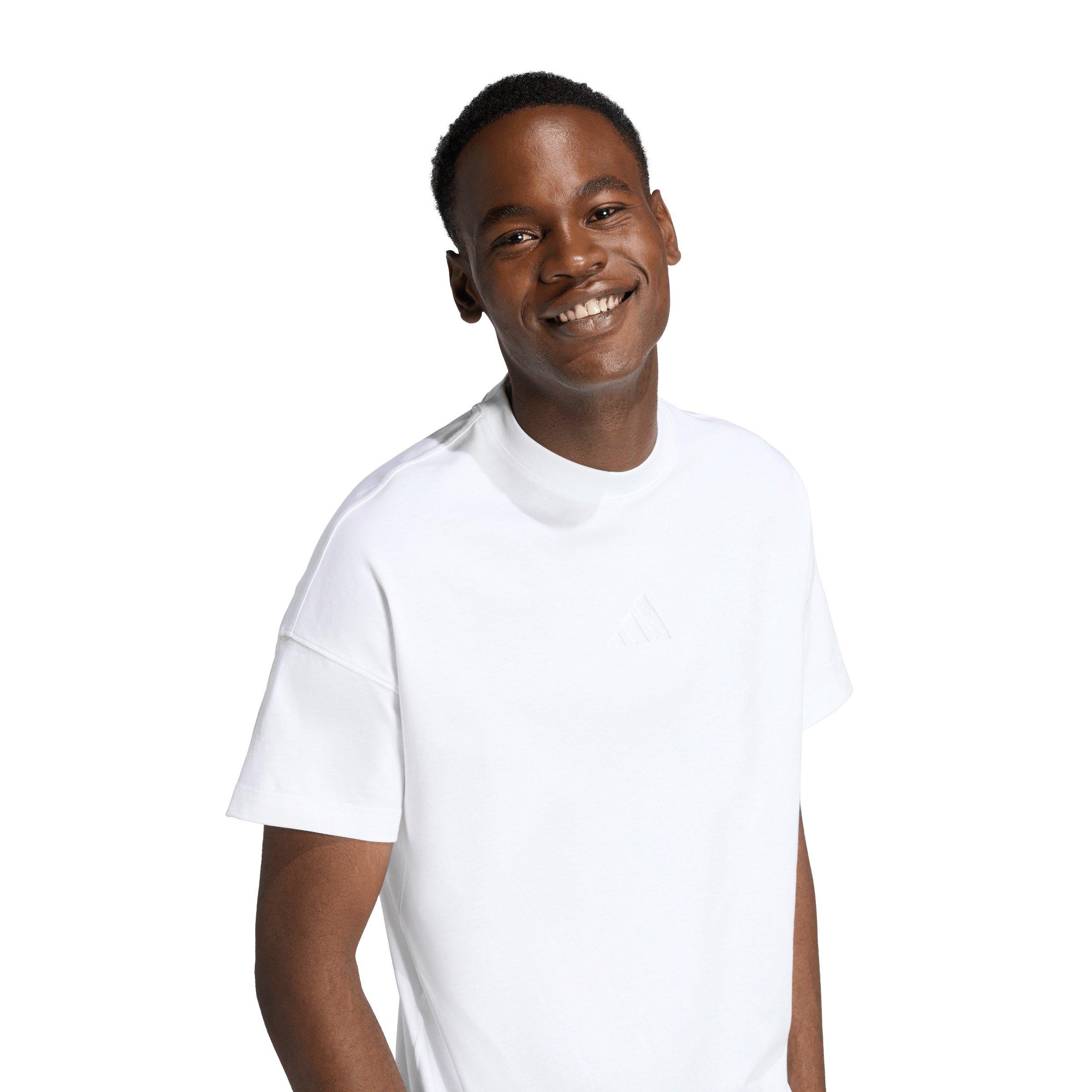 adidas Men's ALL SZN T-Shirt - White - WHITE Thumbnail View 3