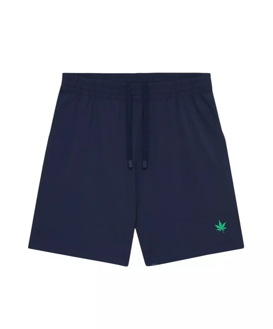 Boast Men's 7" Peak Performance Short - Navy/Green - NAVY/GREEN