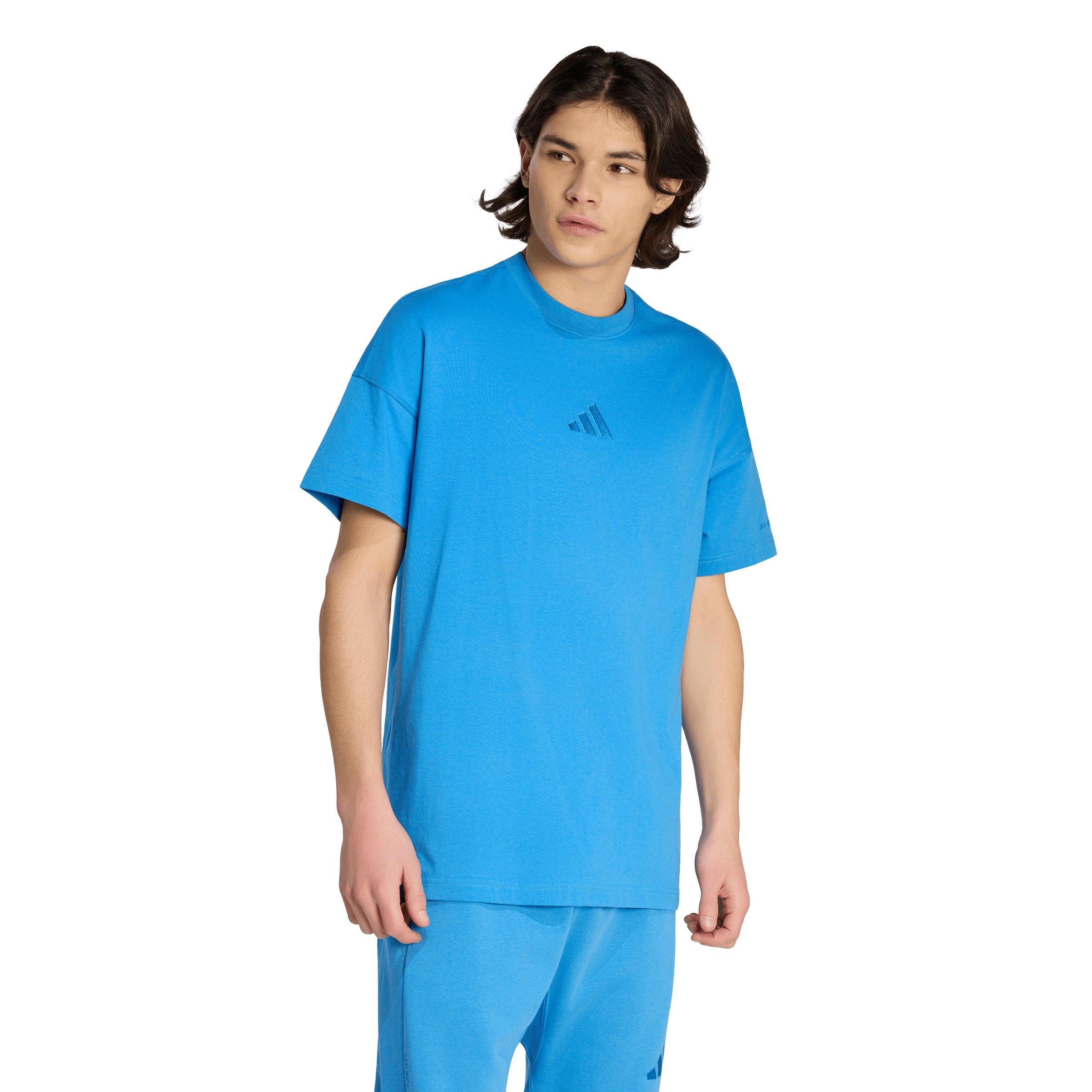 adidas Men's ALL SZN T-Shirt - Blue - BLUE Thumbnail View 1
