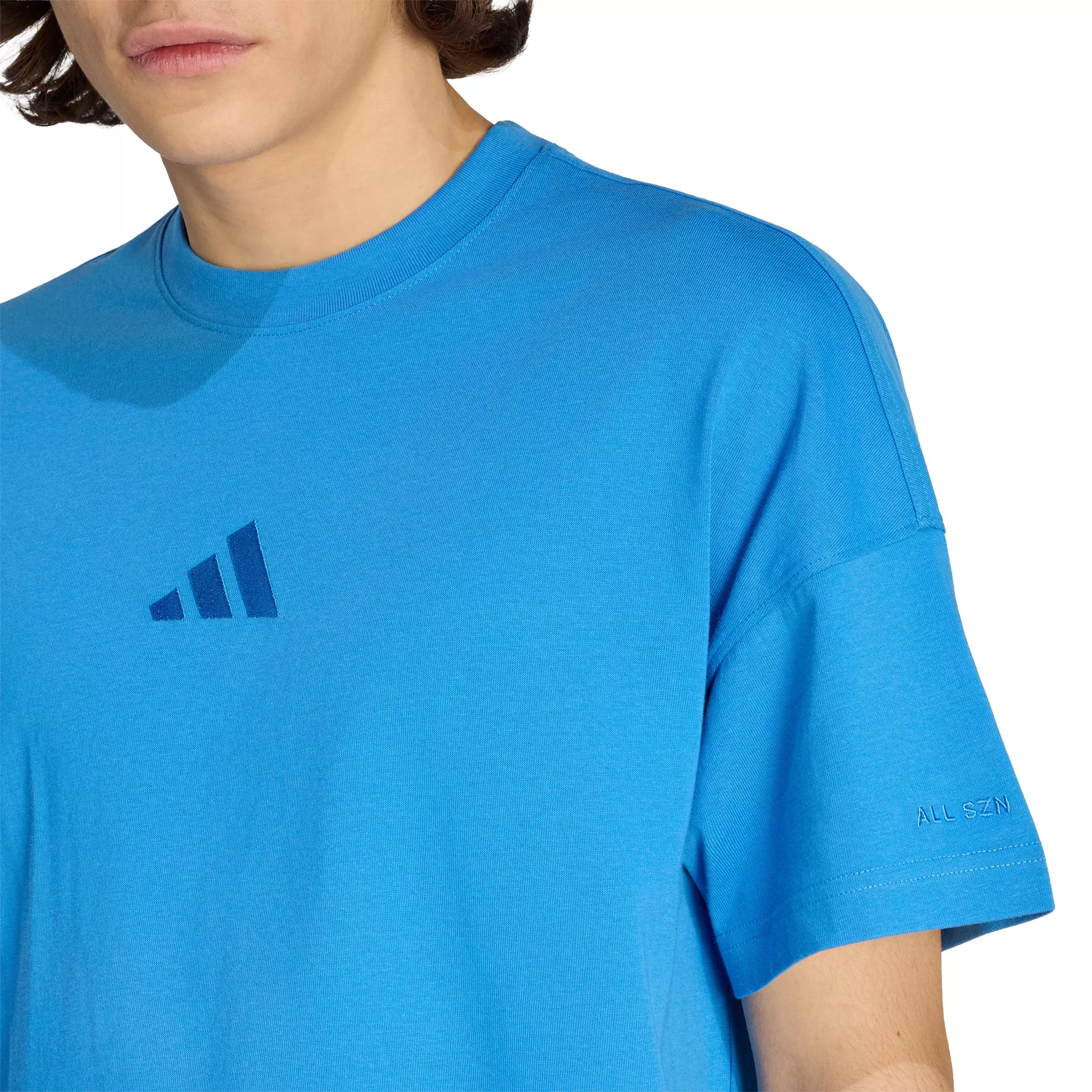 adidas Men's ALL SZN T-Shirt - Blue - BLUE