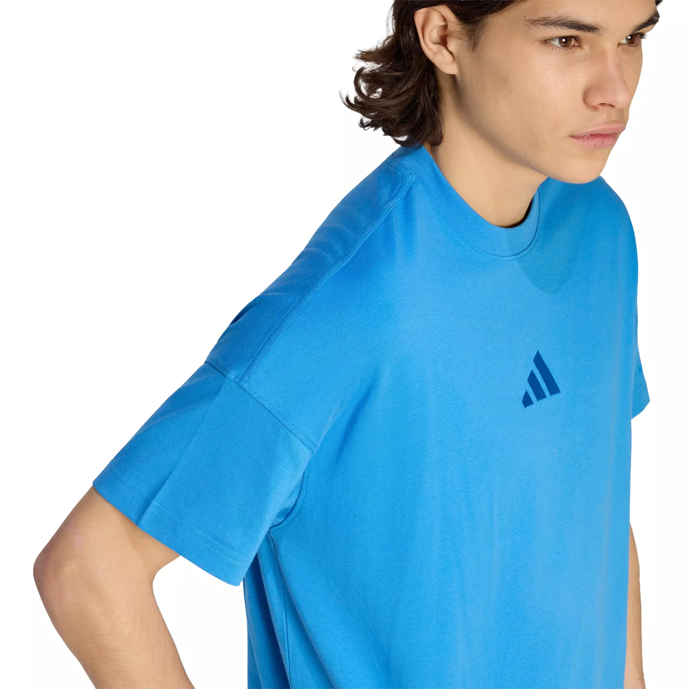 adidas Men's ALL SZN T-Shirt - Blue - BLUE