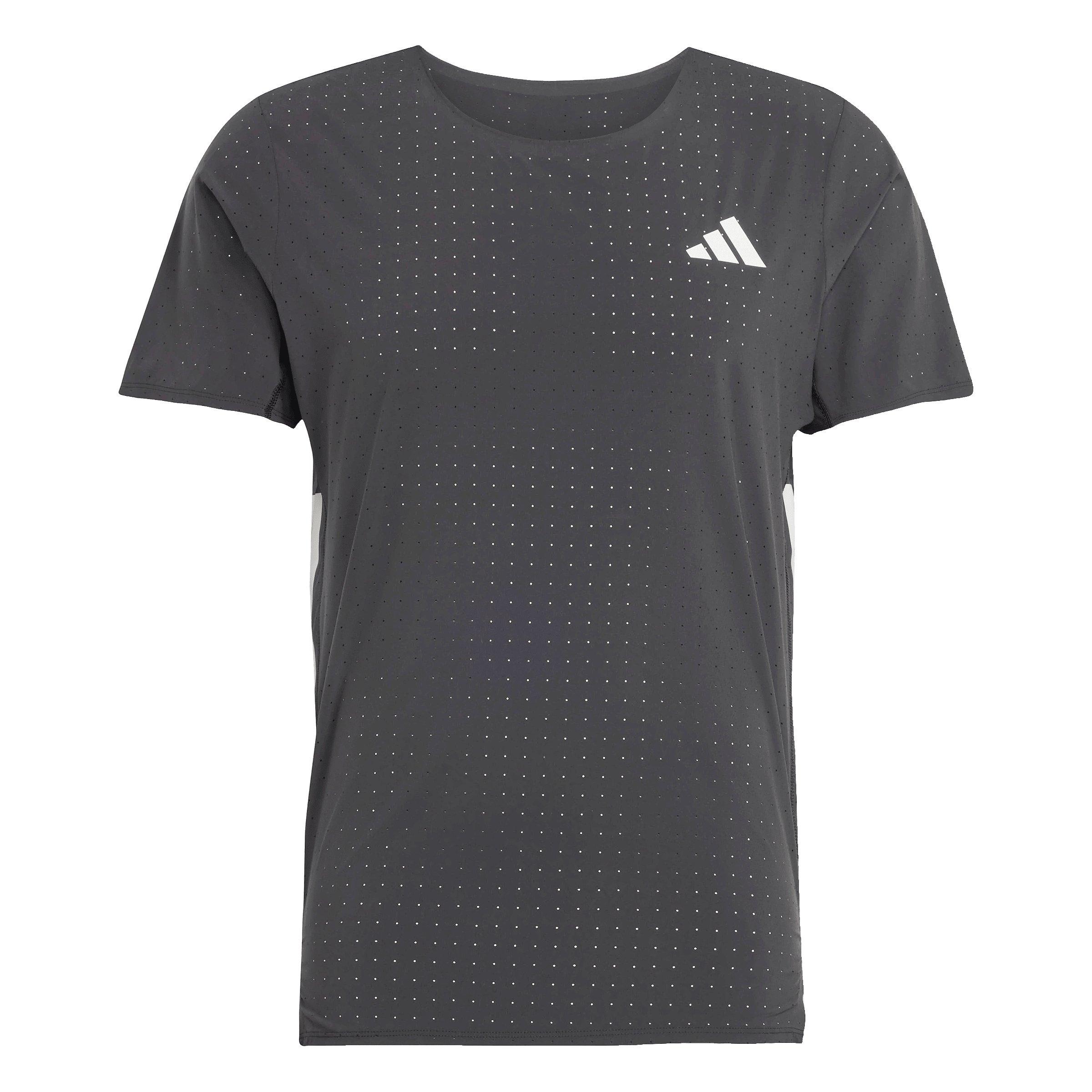 adidas Men's Adizero Running T-Shirt - Black - BLACK Thumbnail View 6