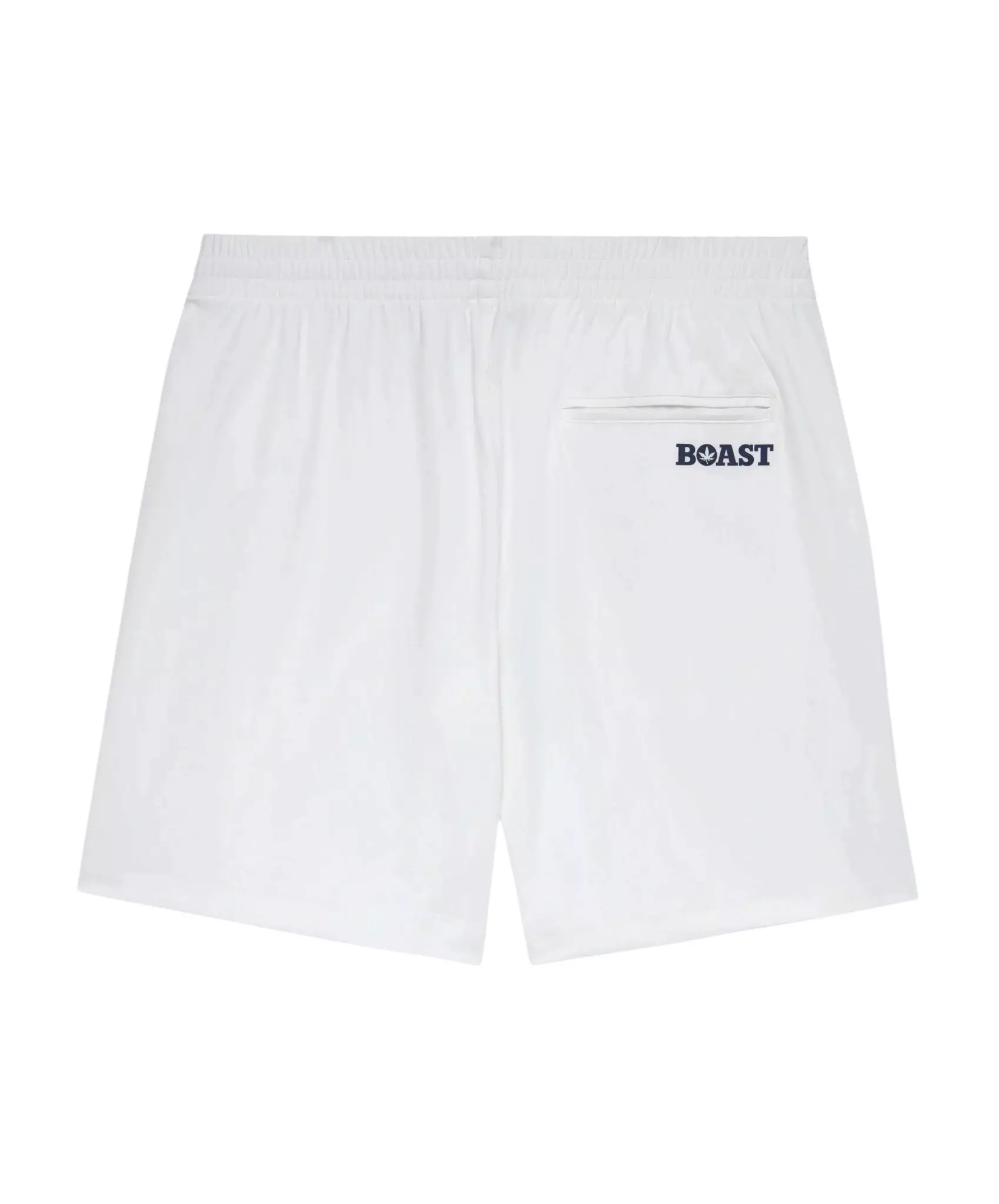 Boast Men's 7" Tipped Peak Performance Short - White/Green/Navy - WHITE/GREEN/NAVY