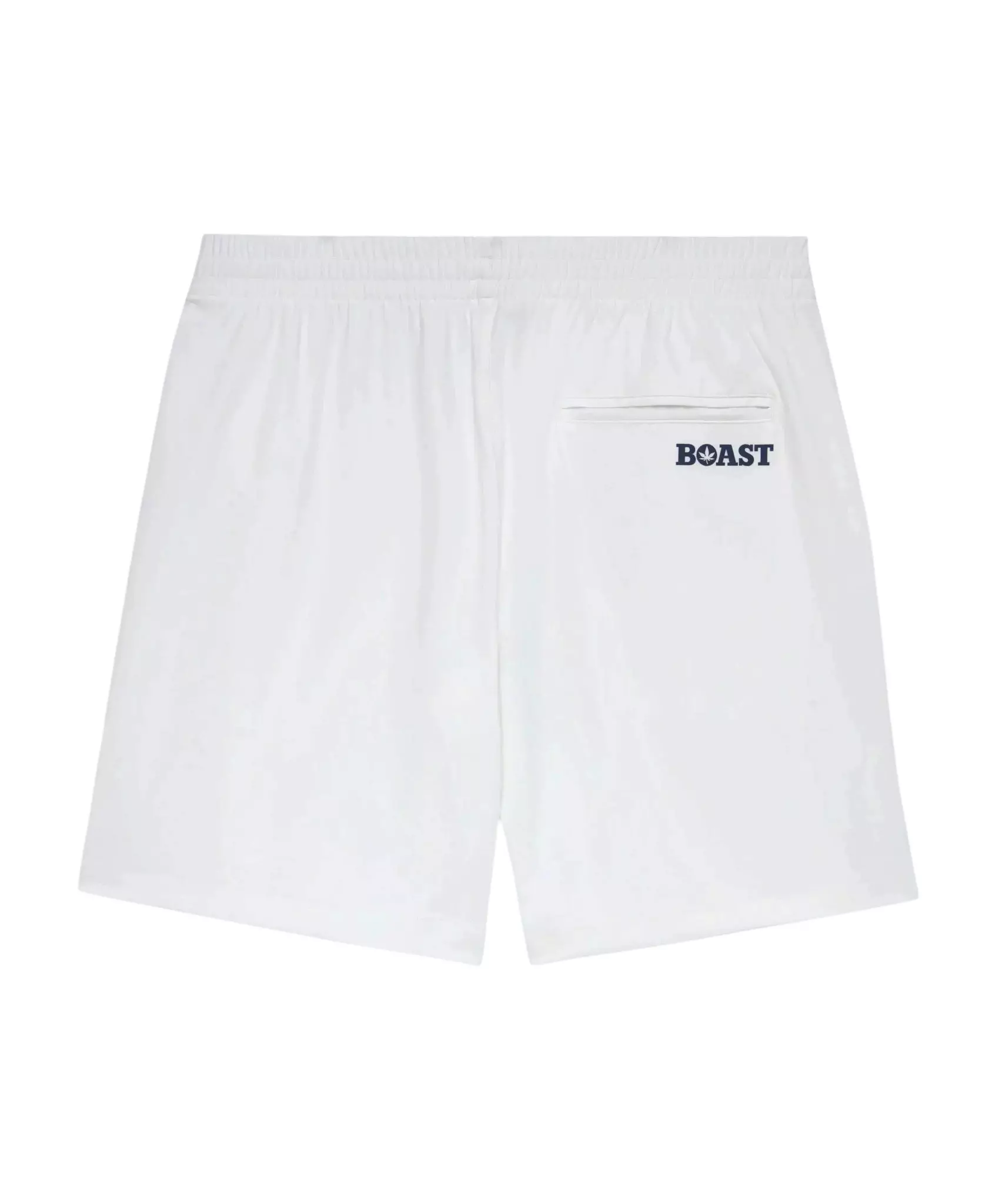 Boast Men's 7" Tipped Peak Performance Short - White/Red/Navy - WHITE/RED/NAVY