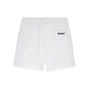 Boast Men's 7" Tipped Peak Performance Short - White/Red/Navy - WHITE/RED/NAVY