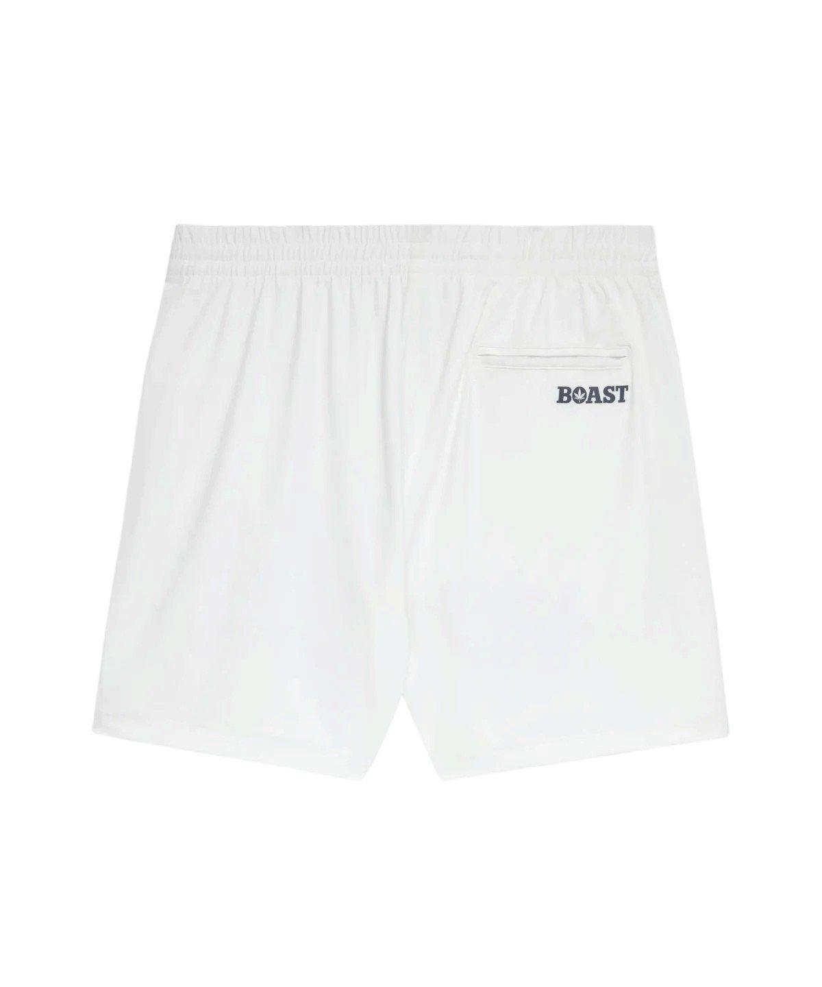 Boast Men's Peak Performance 2 In 1 Short - White/Navy - WHITE/NAVY