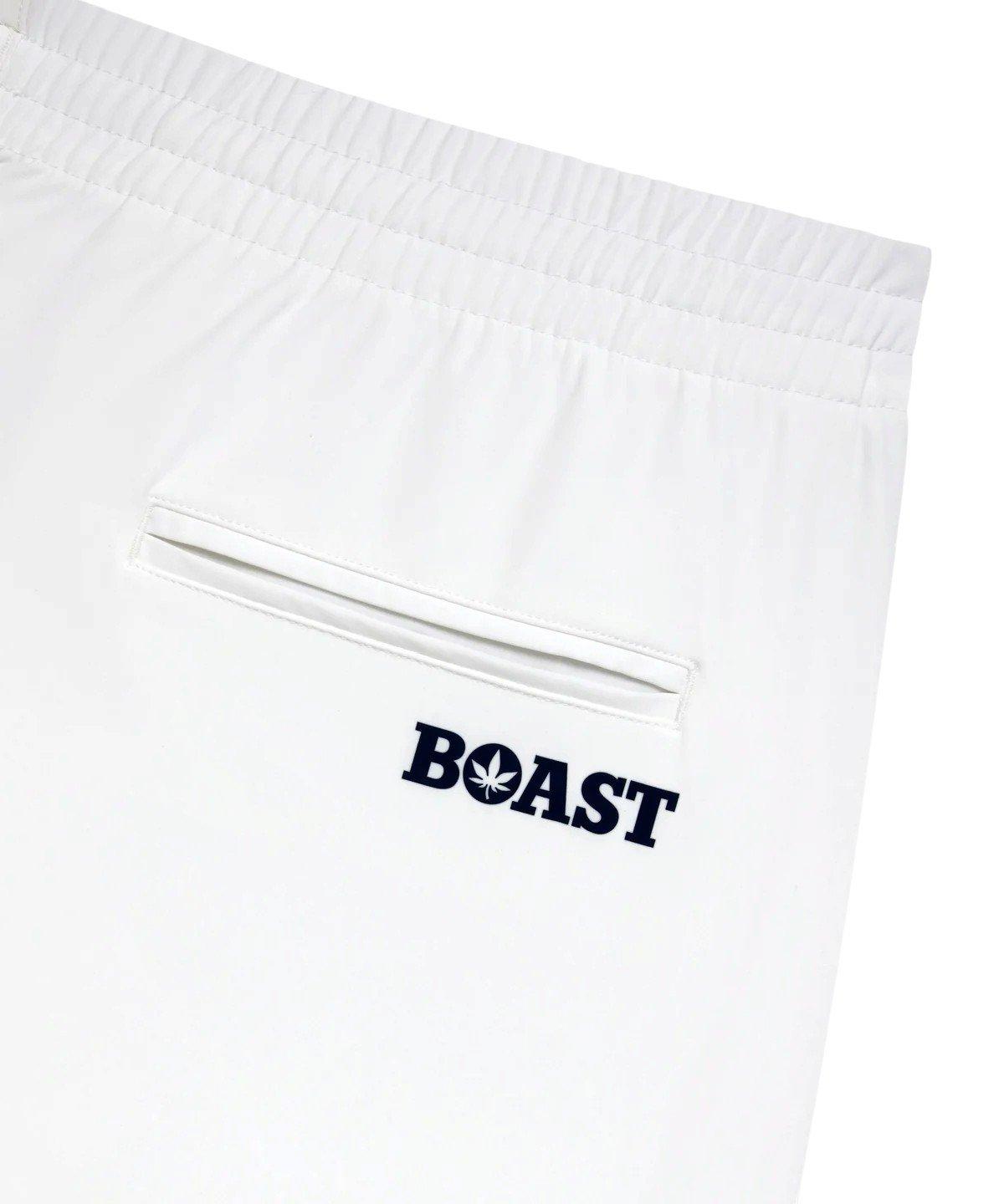 Boast Men's Peak Performance 2 In 1 Short - White/Navy - WHITE/NAVY