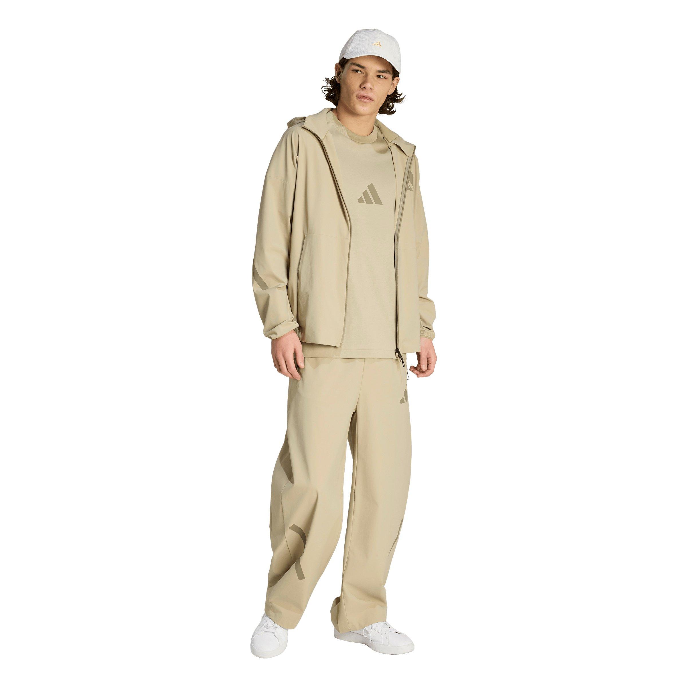 adidas Men's Z.N.E. T-Shirt - Khaki - KHAKI Thumbnail View 5