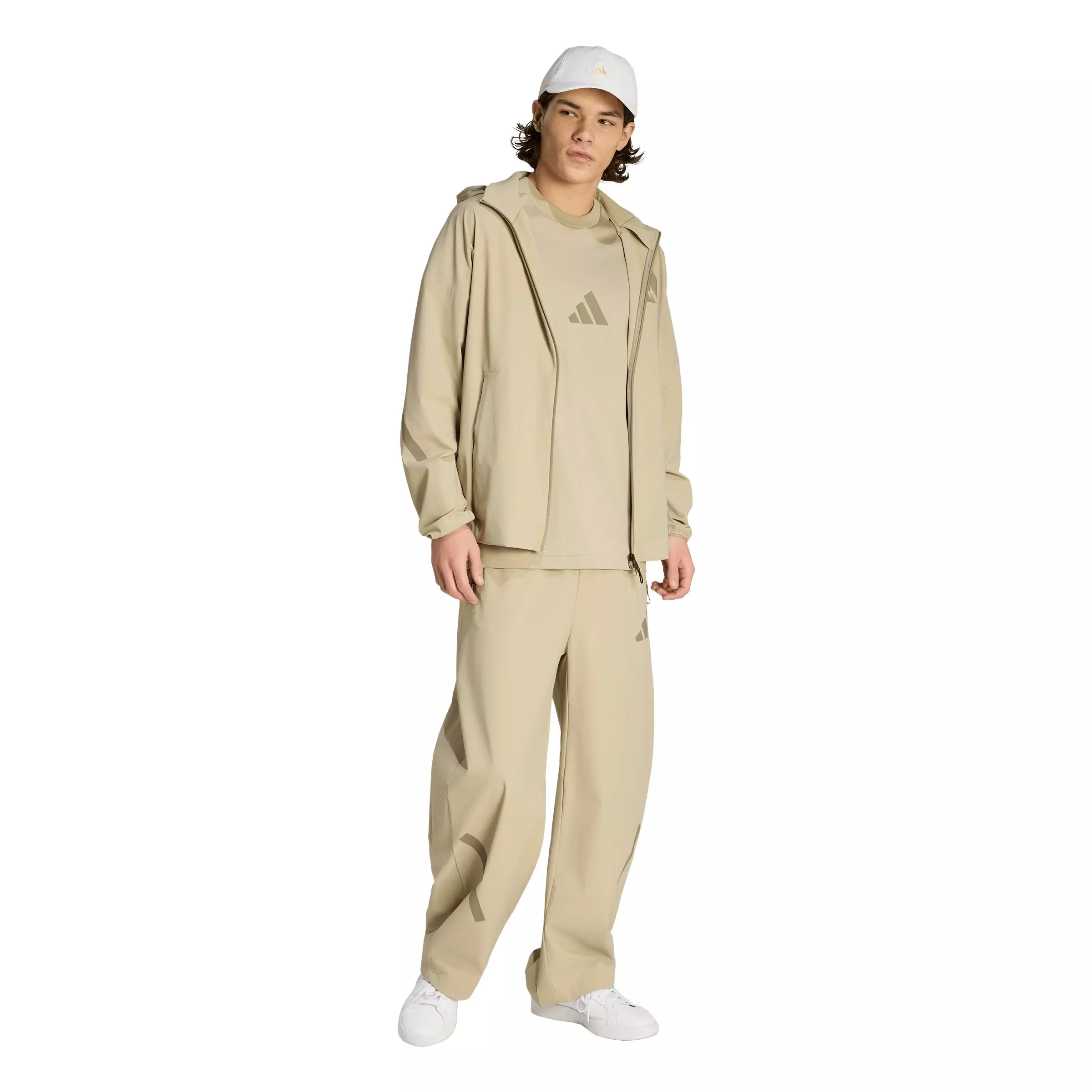 adidas Men's Z.N.E. T-Shirt - Khaki - KHAKI