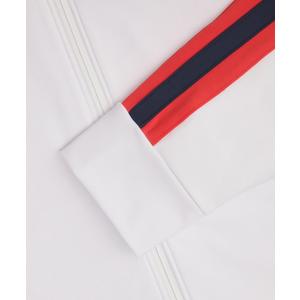 Boast Men's Tipped Warm-Up Jacket 2.0 - White/Red/Navy - WHITE/RED/NAVY