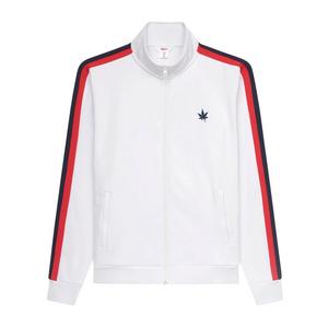 Boast Men's Tipped Warm-Up Jacket 2.0 - White/Red/Navy - WHITE/RED/NAVY