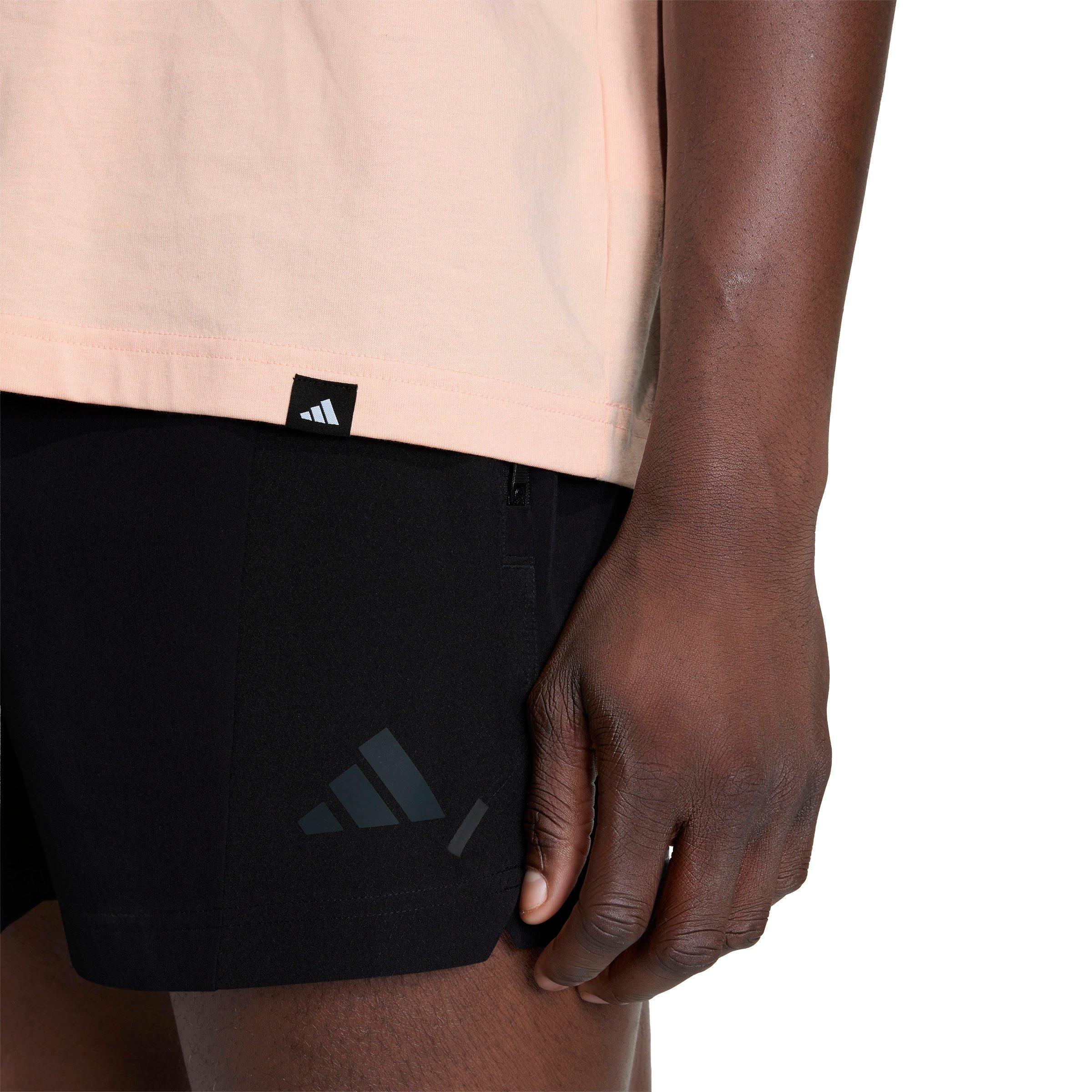 adidas Men's Volleyball Fun Graphic T-Shirt - Pink - PINK Thumbnail View 4