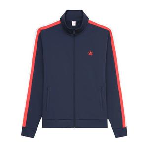 Boast Men's Tipped Warm-Up Jacket 2.0 - Navy/Red/White - NAVY/RED/WHITE