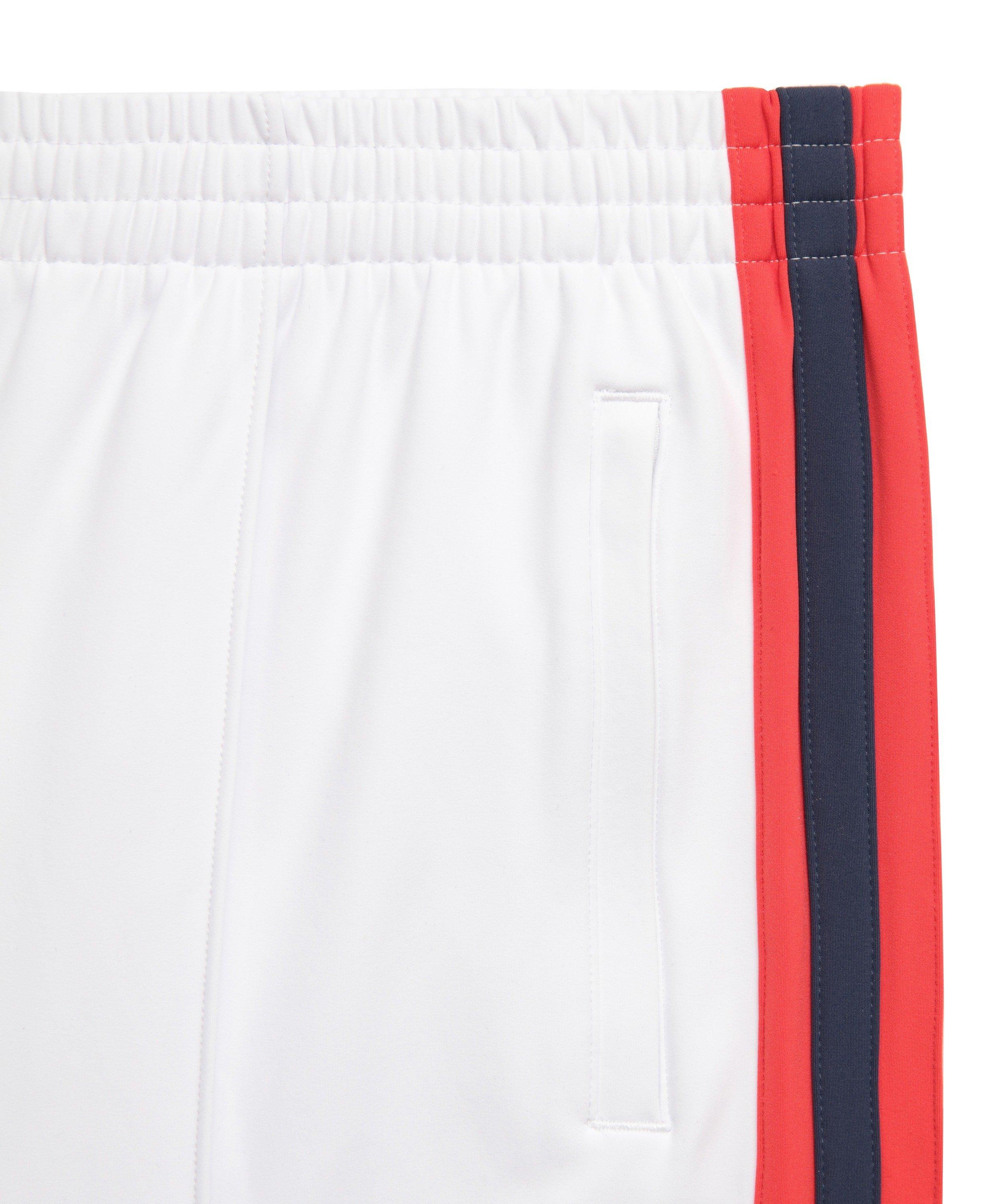 Boast Men's Tipped Warm-Up Pant 2.0 - White/Red/Navy - WHITE/RED/NAVY