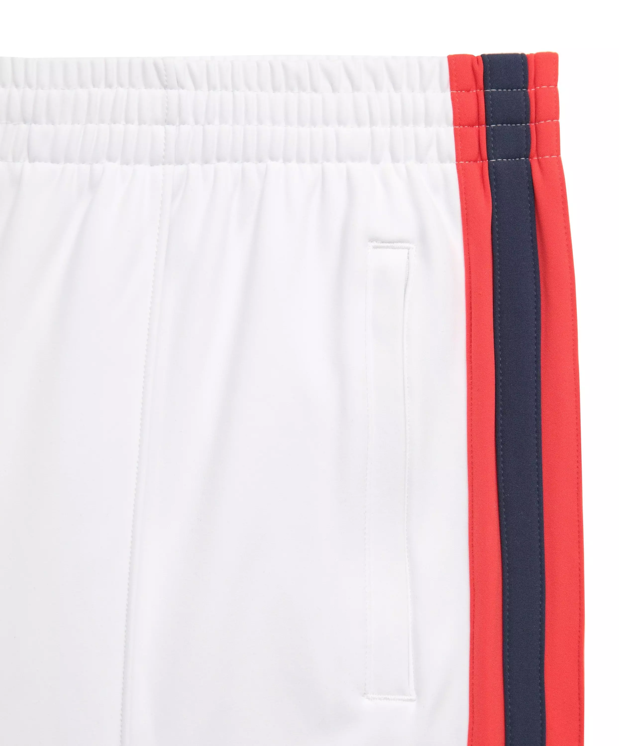 Boast Men's Tipped Warm-Up Pant 2.0 - White/Red/Navy - WHITE/RED/NAVY