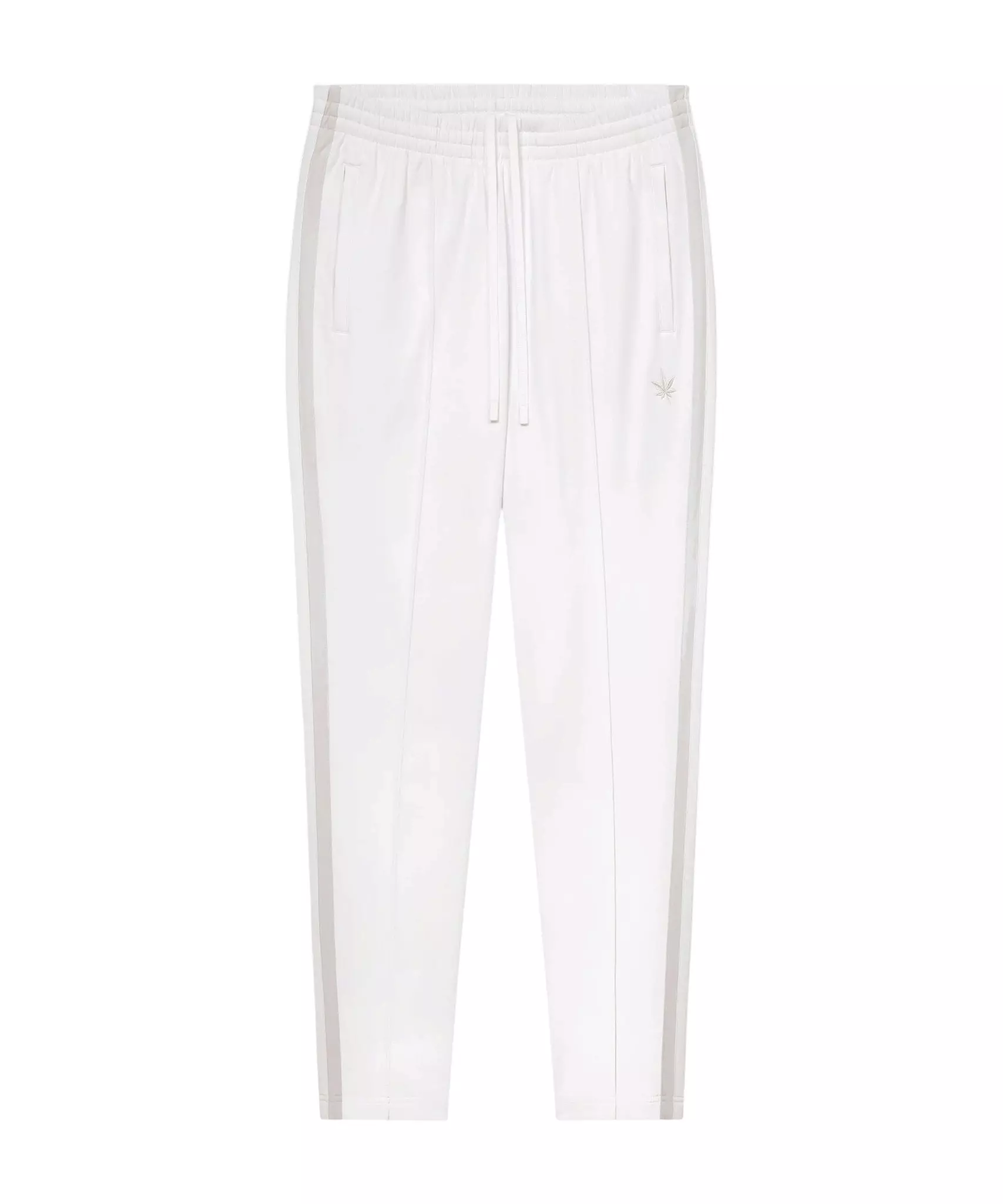 Boast Men's Tipped Warm-Up Pant 2.0 - White/Grey - WHITE/GREY