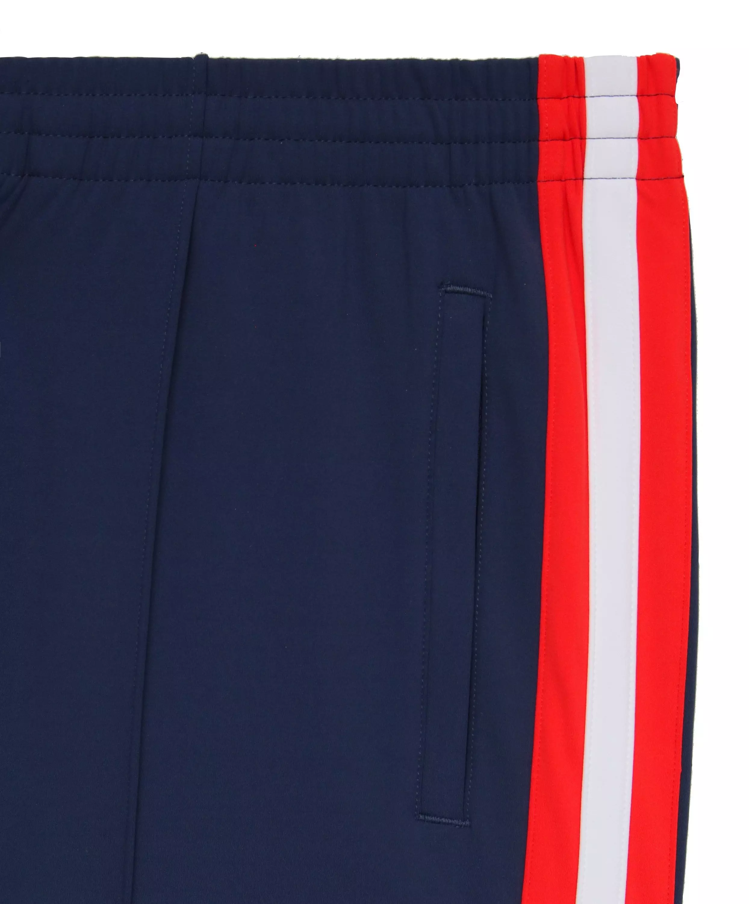 Boast Men's Tipped Warm-Up Pant 2.0 - Navy/Red/White - NAVY/RED/WHITE