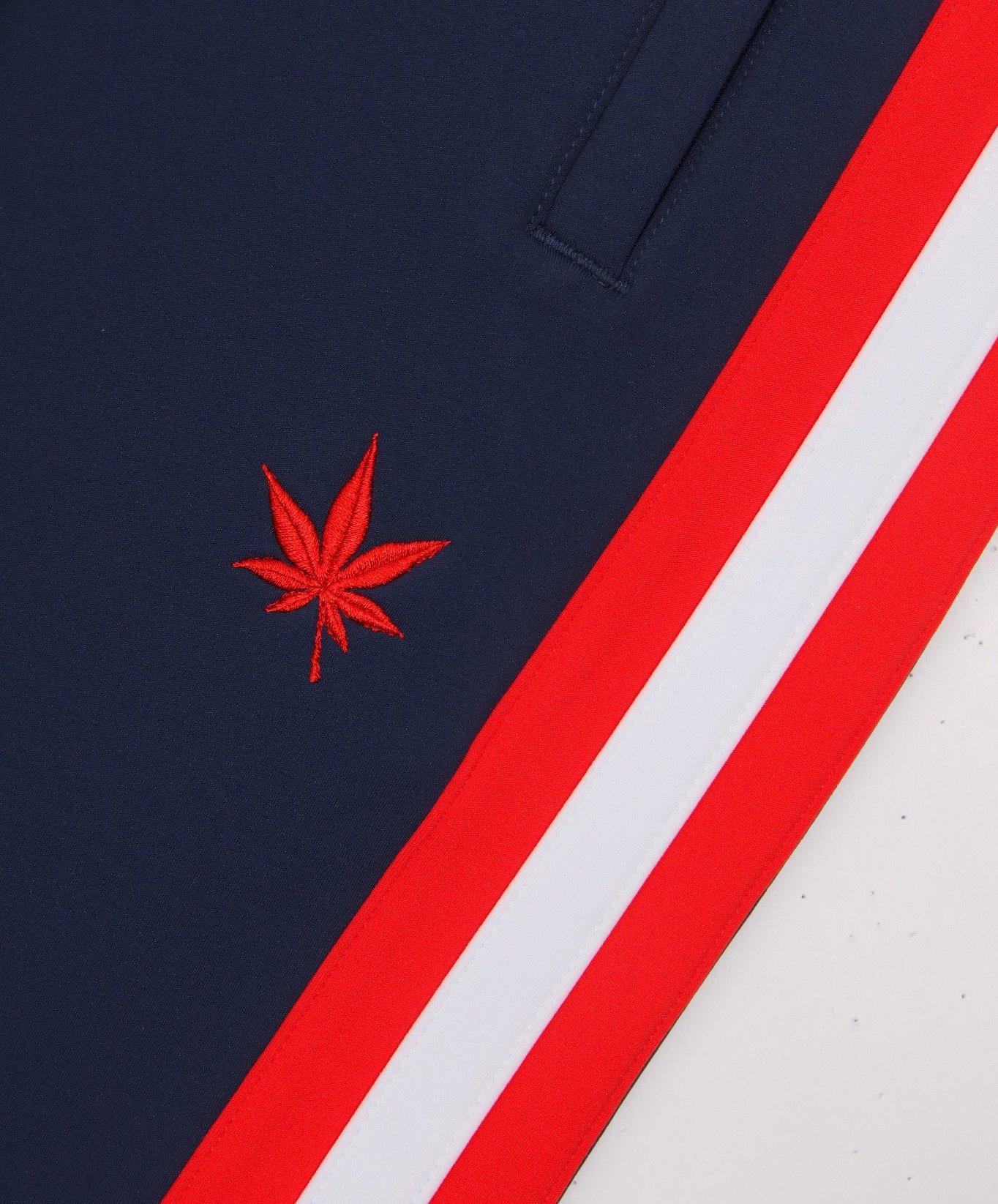 Boast Men's Tipped Warm-Up Pant 2.0 - Navy/Red/White - NAVY/RED/WHITE
