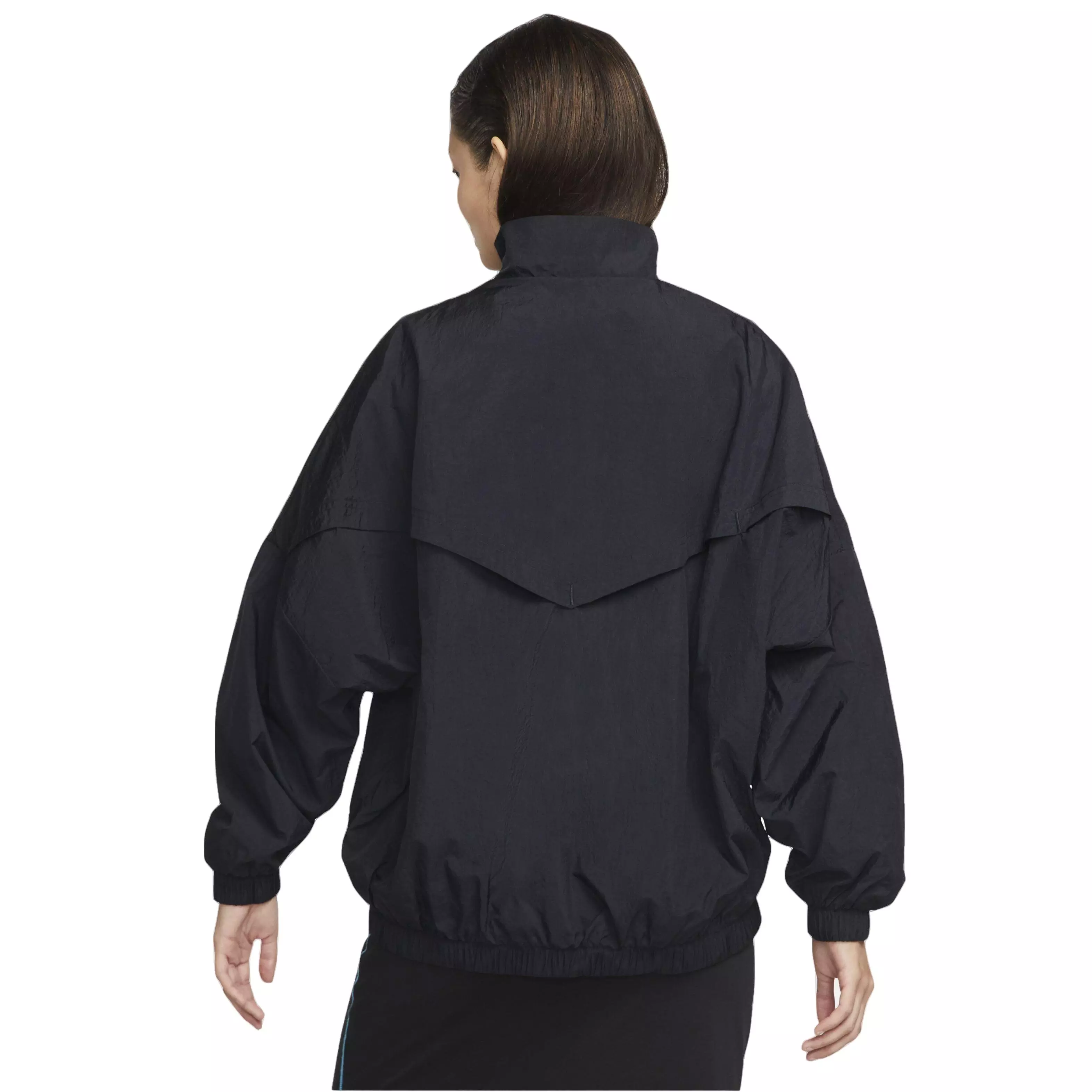 Nike Women's Sportswear Essential Woven Jacket - BLACK