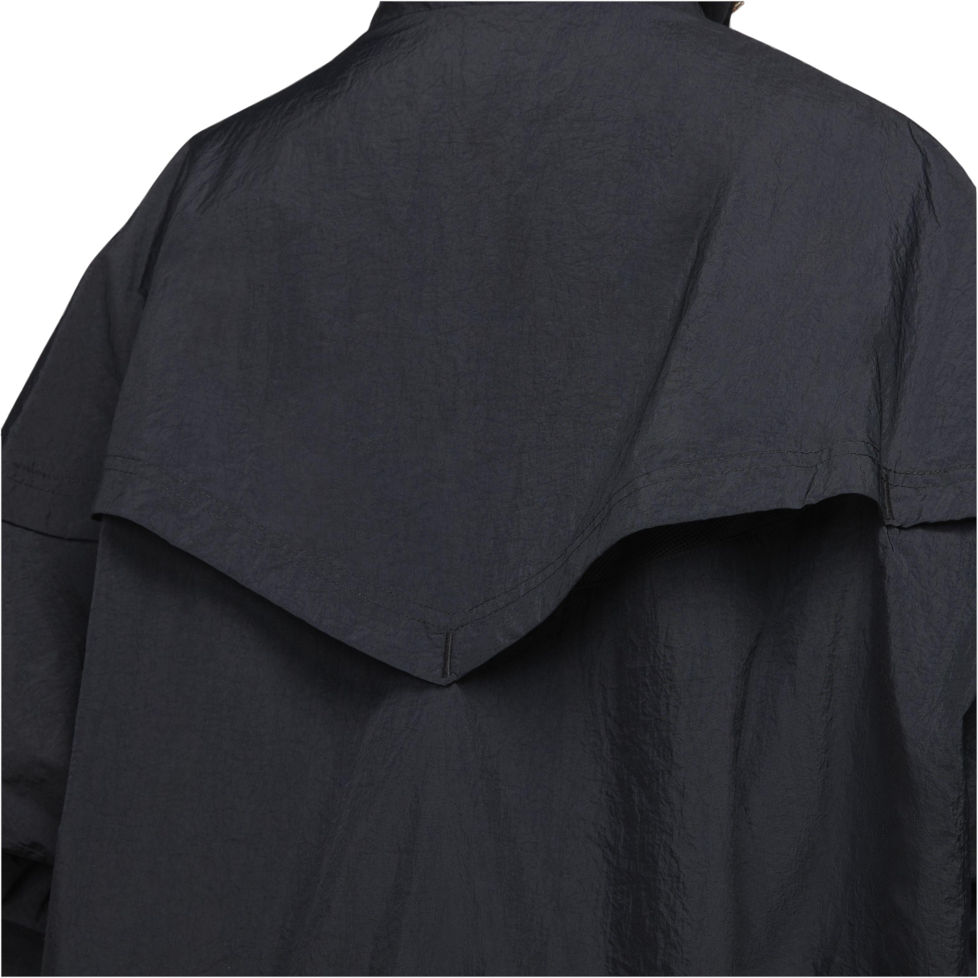 Nike Women's Sportswear Essential Woven Jacket - BLACK Thumbnail View 5