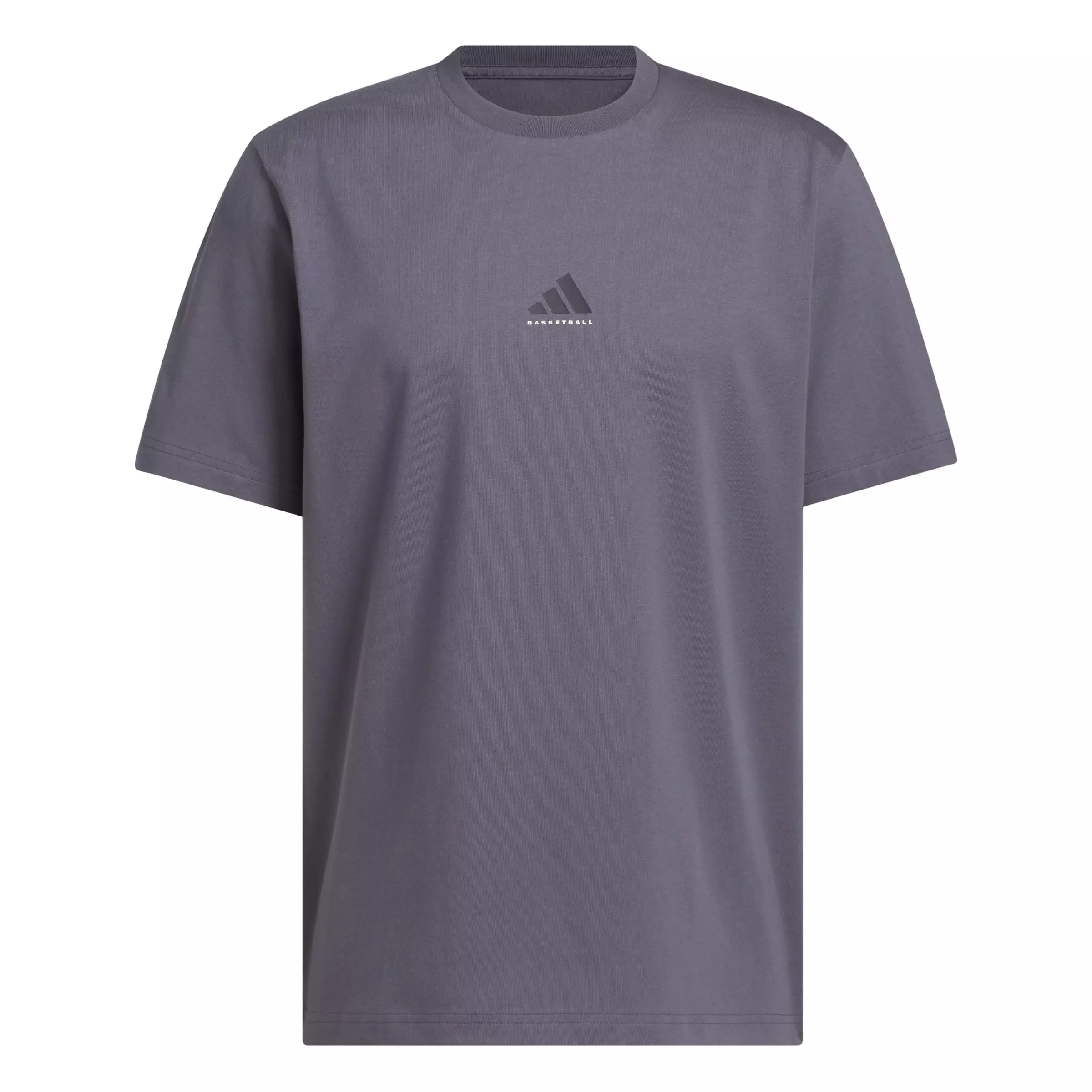 adidas Men's Basketball Graphic Tee - Dk Grey - DK GREY