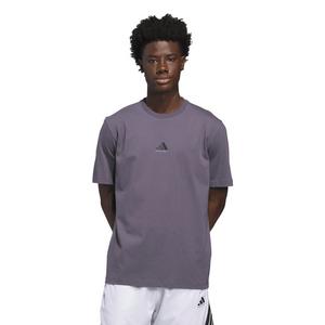 adidas Men's Basketball Graphic Tee -Dk Grey