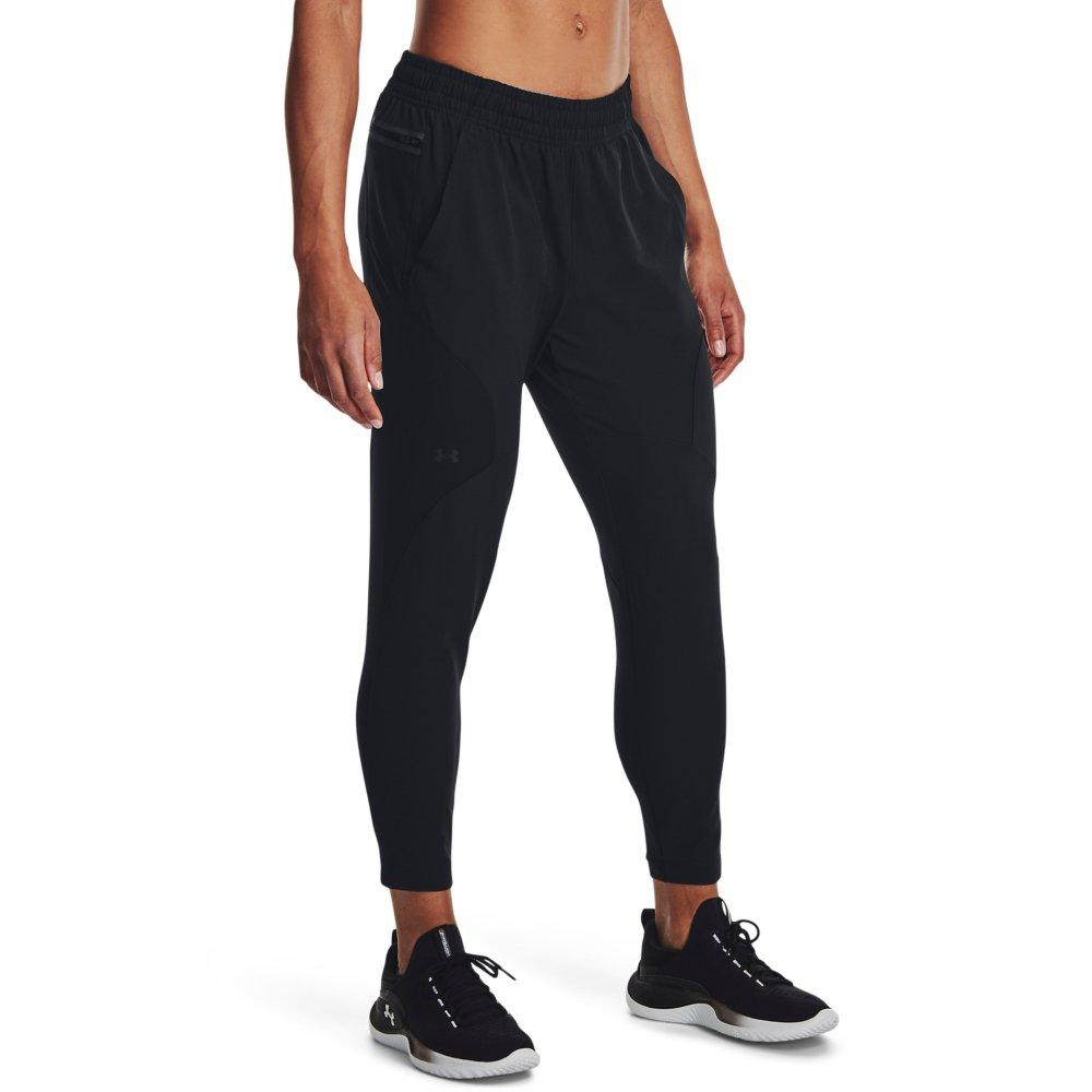 Under Armour Women's Unstoppable Hybrid Pants - BLACK Thumbnail View 1