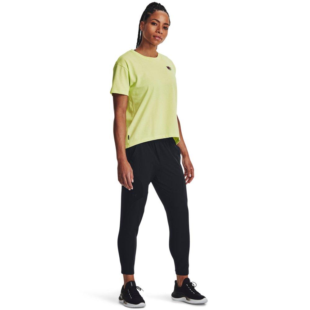 Under Armour Women's Unstoppable Hybrid Pants - BLACK Thumbnail View 4