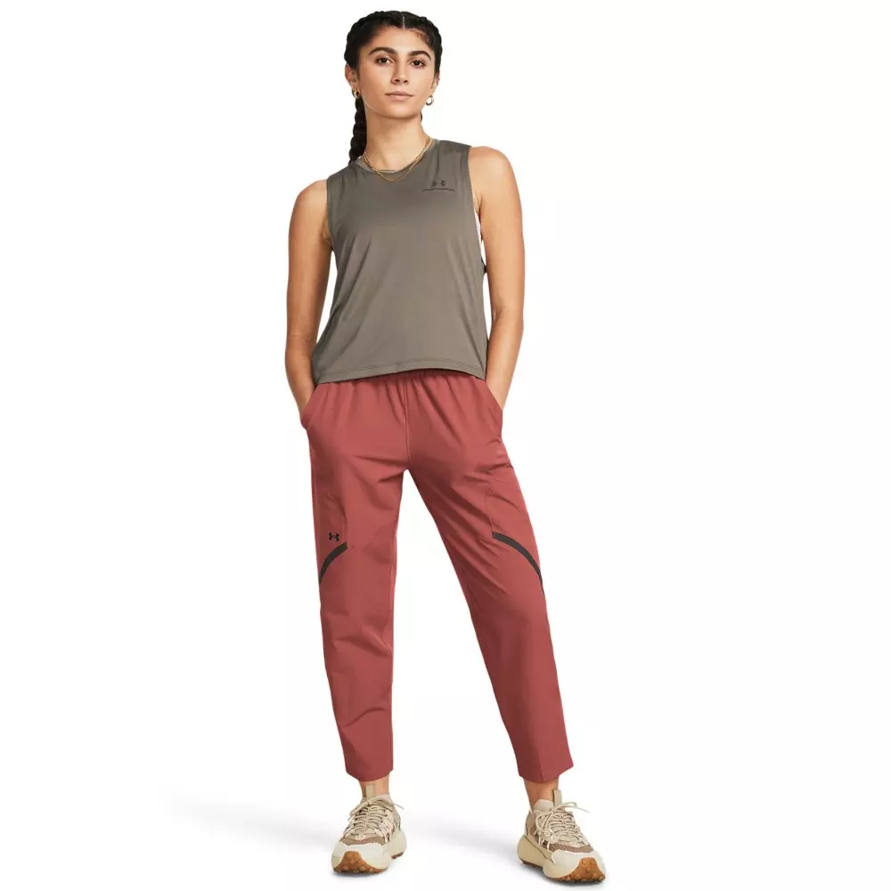 Under Armour Women's Unstoppable Ankle Pants - RED