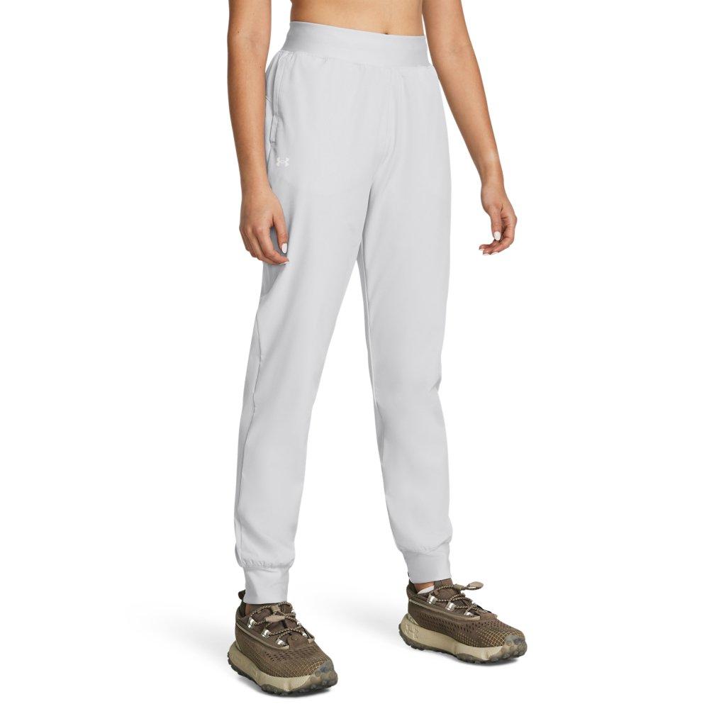 Under Armour Women's ArmourSport High-Rise Woven Pants - GREY Thumbnail View 1