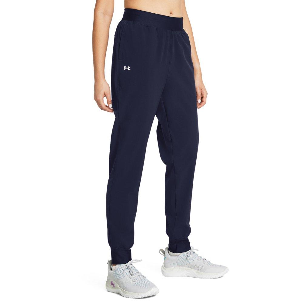 Under Armour Women's ArmourSport High-Rise Woven Pants - NAVY Thumbnail View 1