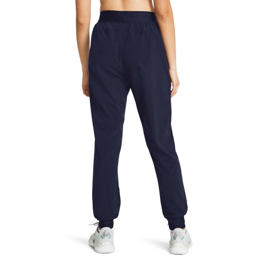 Under Armour Women's ArmourSport High-Rise Woven Pants - NAVY Thumbnail View 2