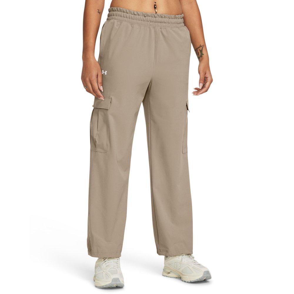 Under Armour Women's ArmourSport Woven Cargo Pants - BEIGE Thumbnail View 1