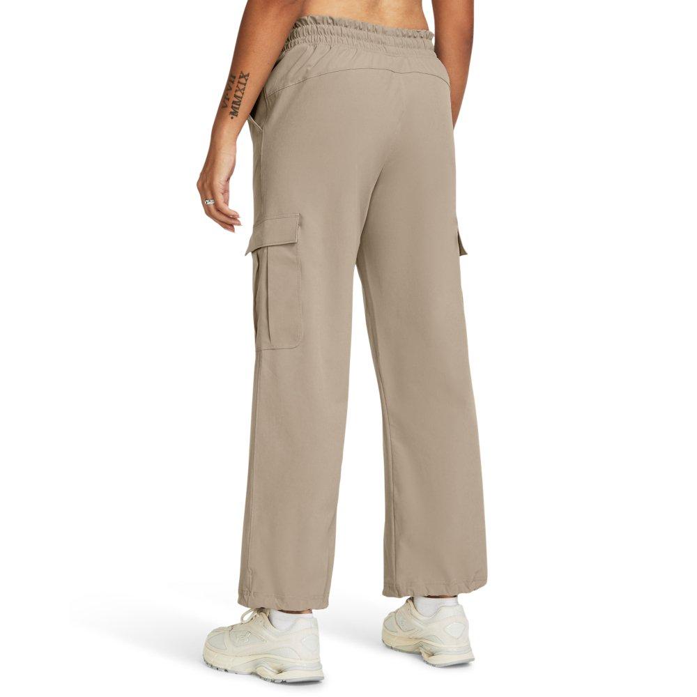 Under Armour Women's ArmourSport Woven Cargo Pants - BEIGE Thumbnail View 2