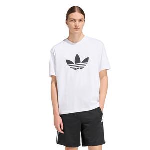 adidas Originals Men's Adicolor Trefoil Tee -White/Black