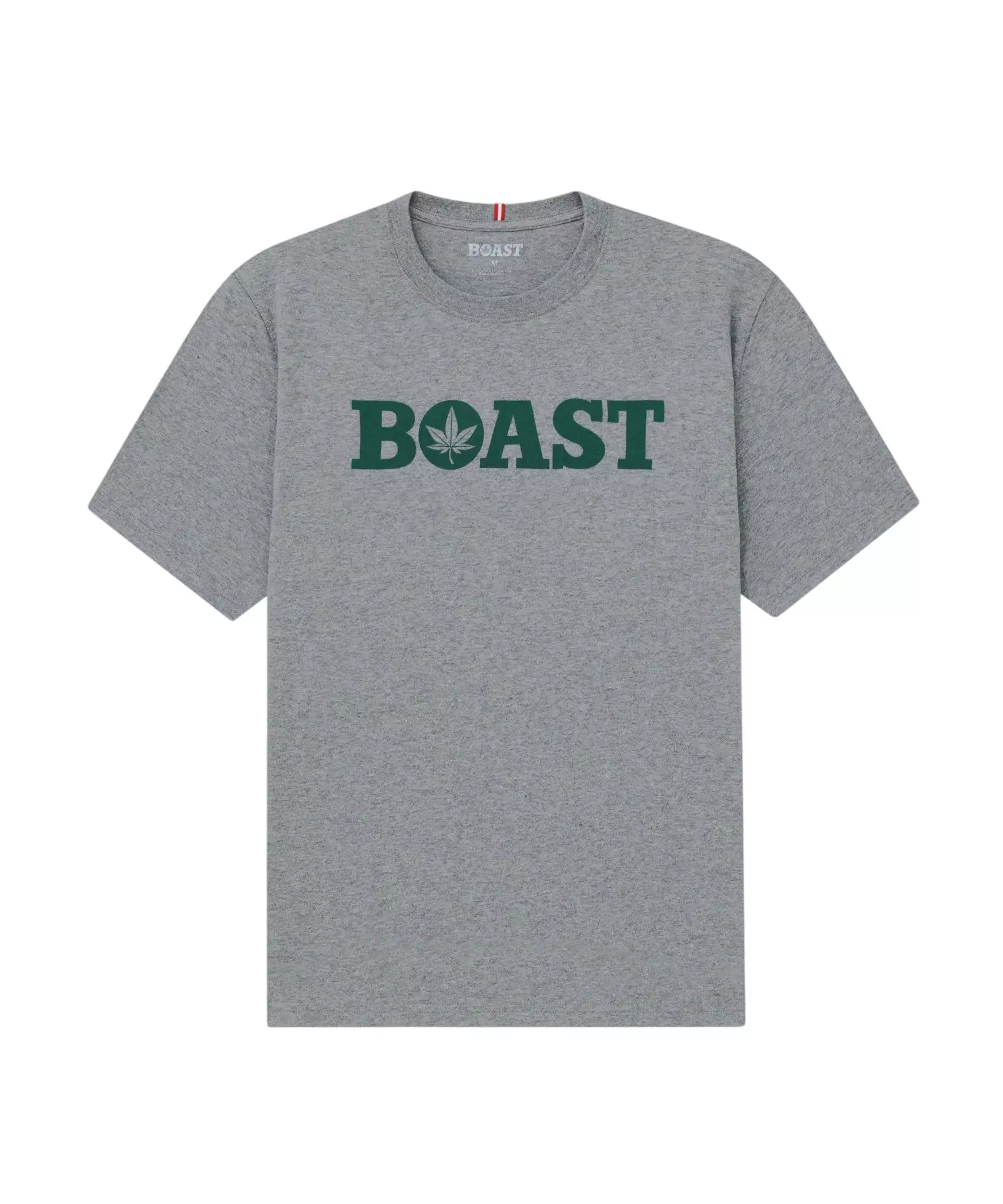 Boast Men's Tee - Grey/Green - GREY/GREEN