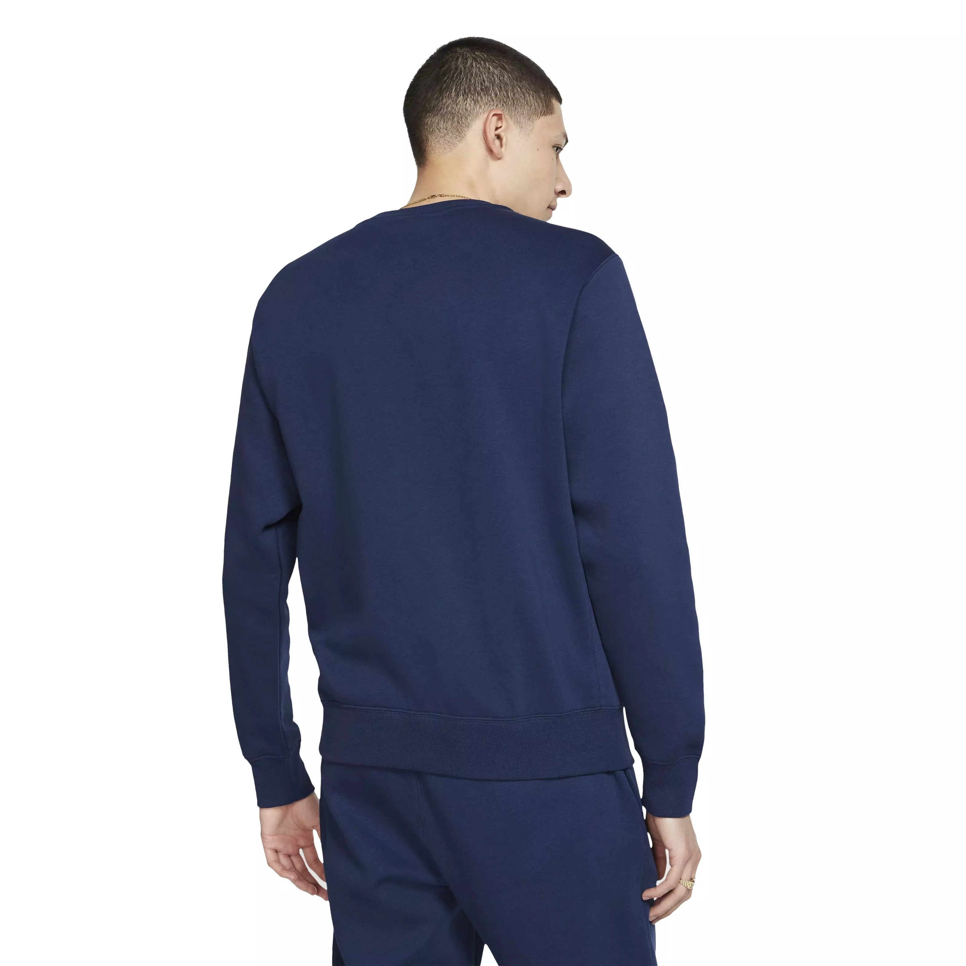 Nike Men's Sportswear Club Crewneck "Midnight Navy" Sweatshirt -  Big & Tall - BLUE