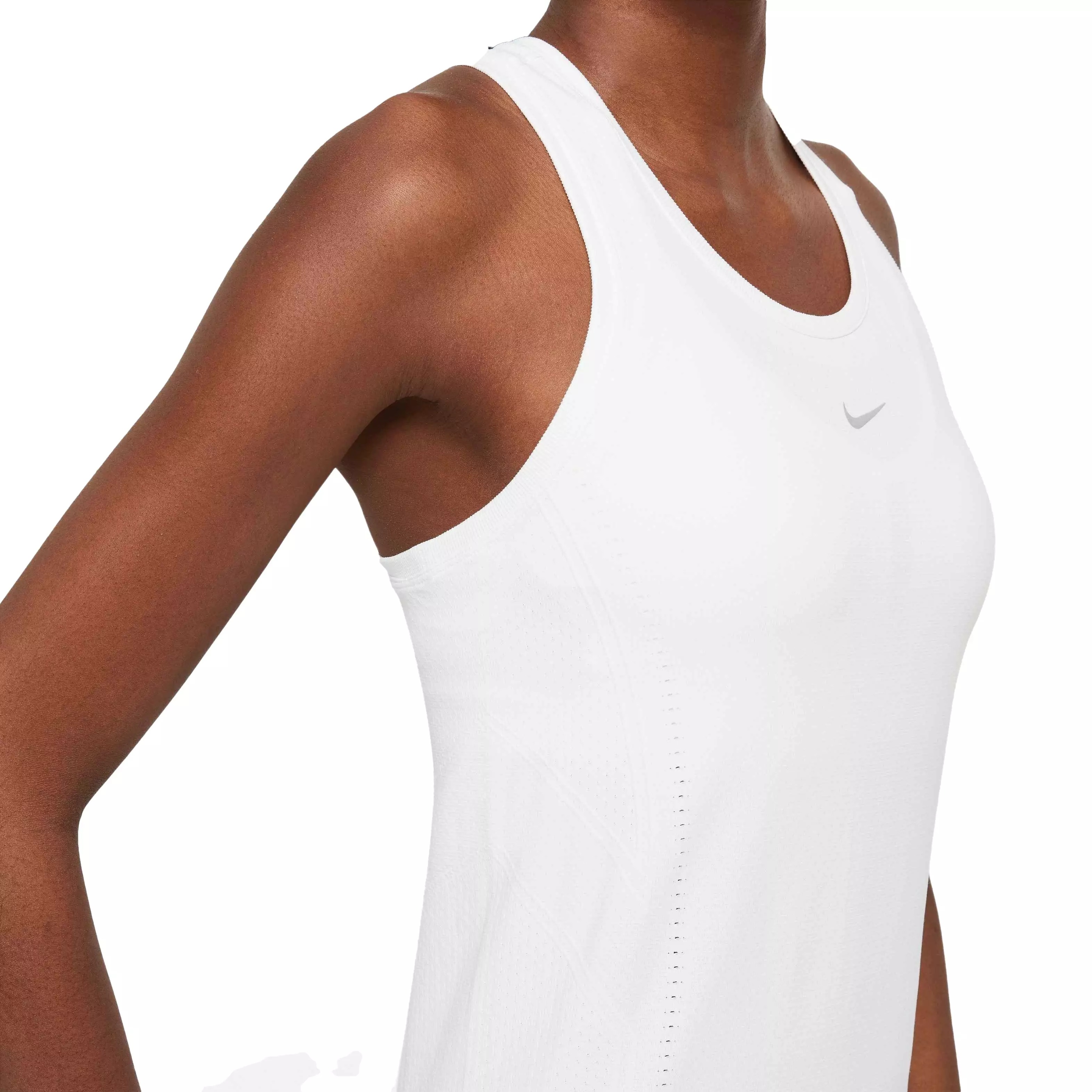 Nike Women's Dri-FIT ADV Aura Slim-Fit Tank - BLACK