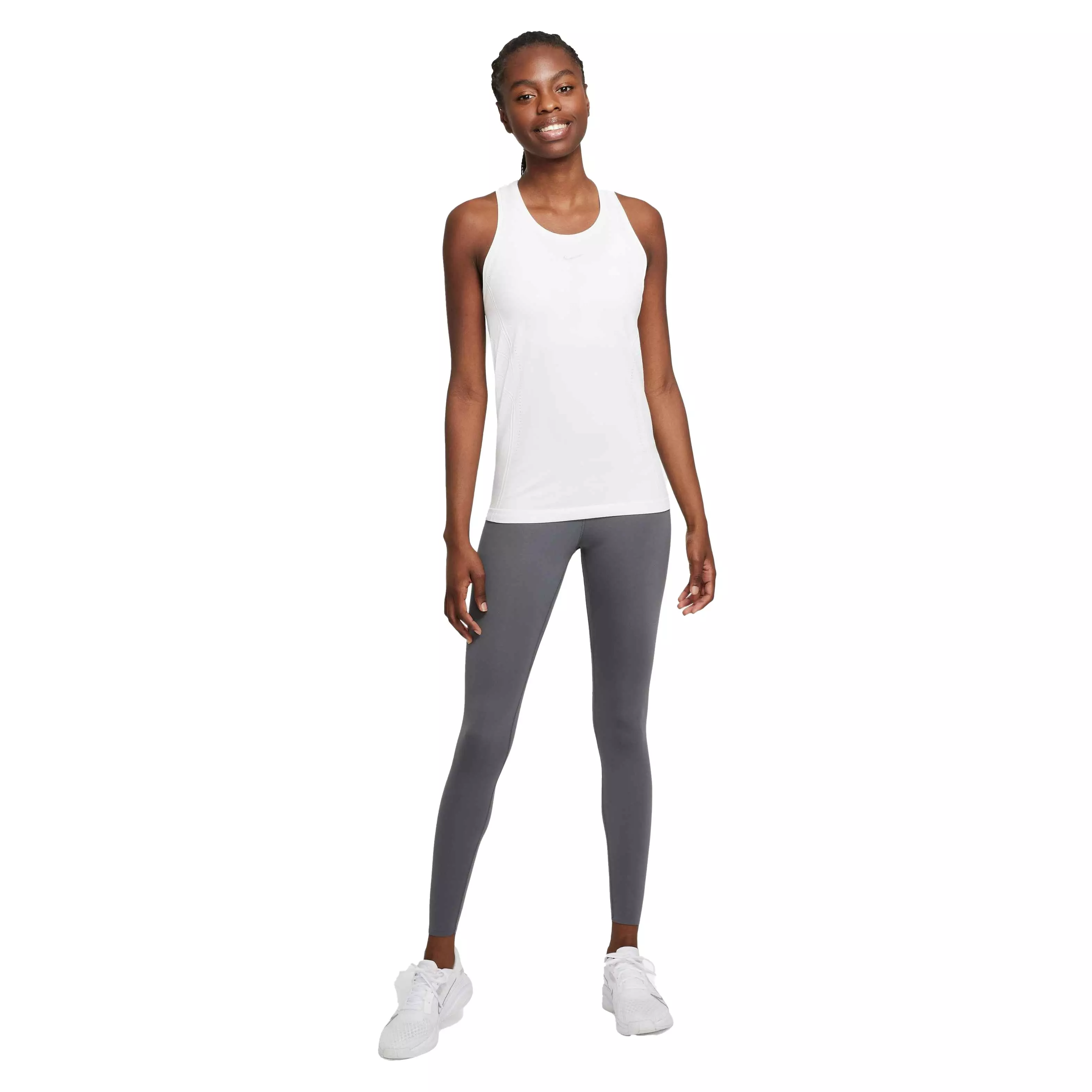 Nike Women's Dri-FIT ADV Aura Slim-Fit Tank - BLACK