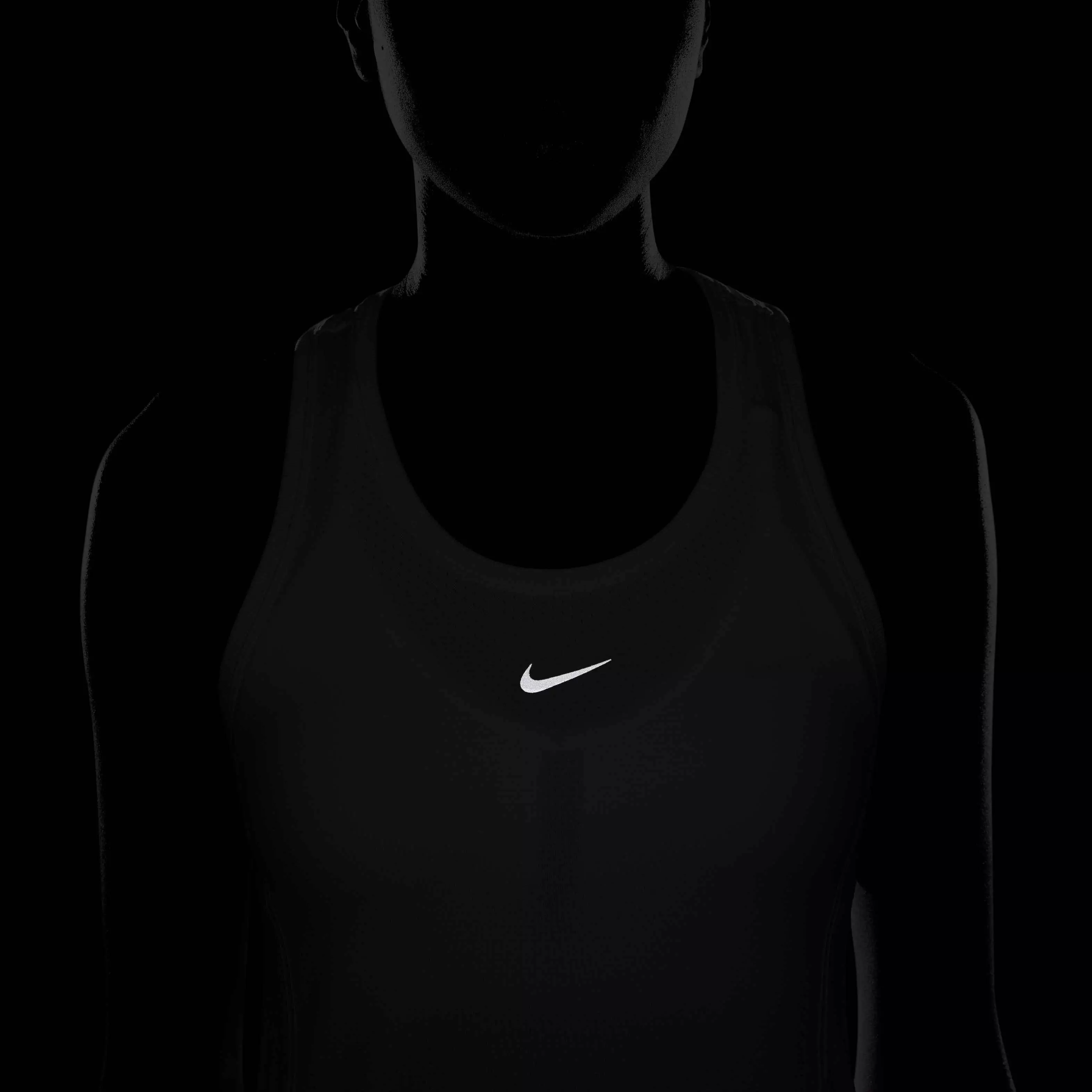 Nike Women's Dri-FIT ADV Aura Slim-Fit Tank - BLACK